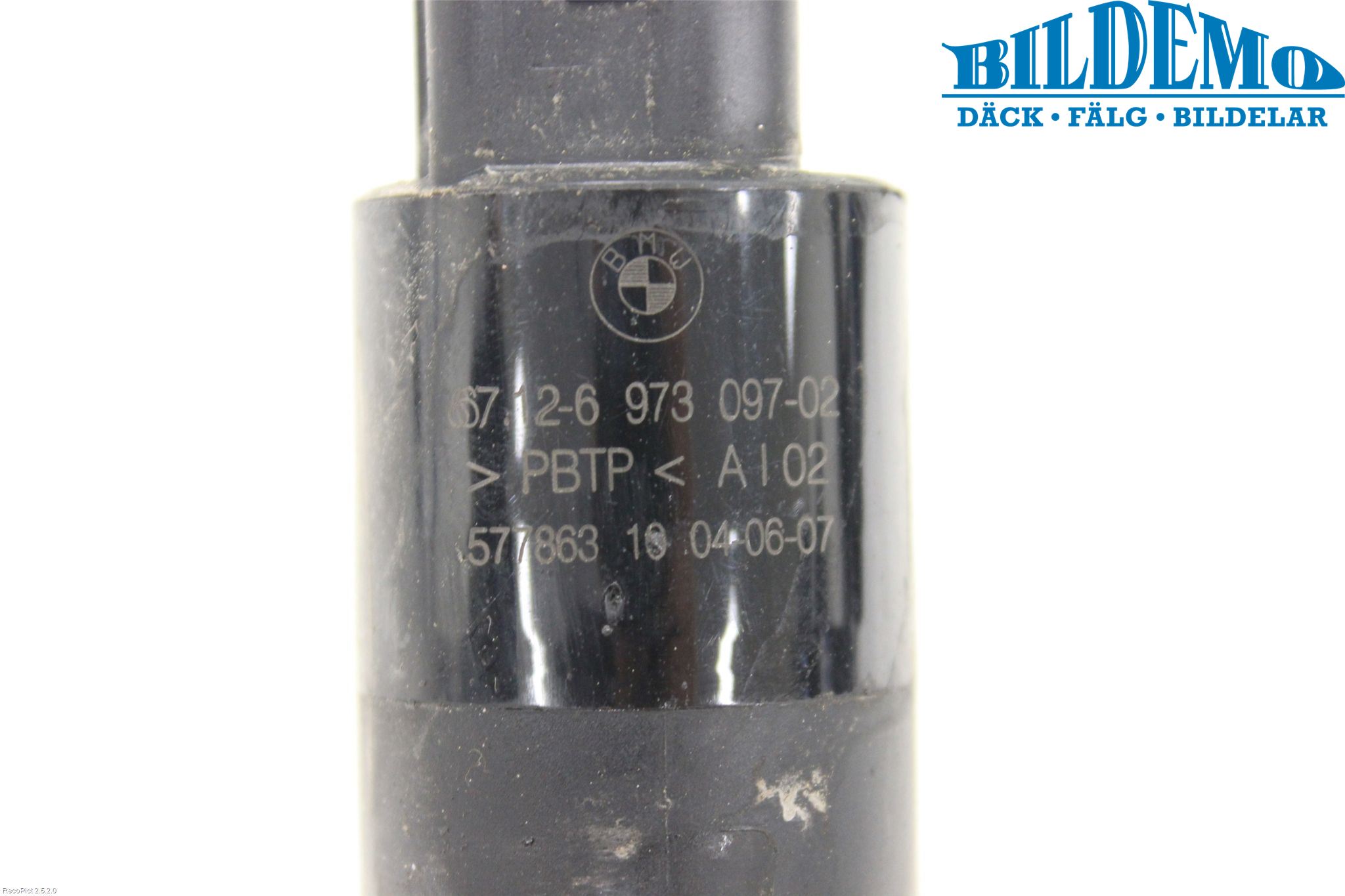 BMW 5 E60/61 Sed/Tou 02-10 Spylerpumpe Høytrykk
