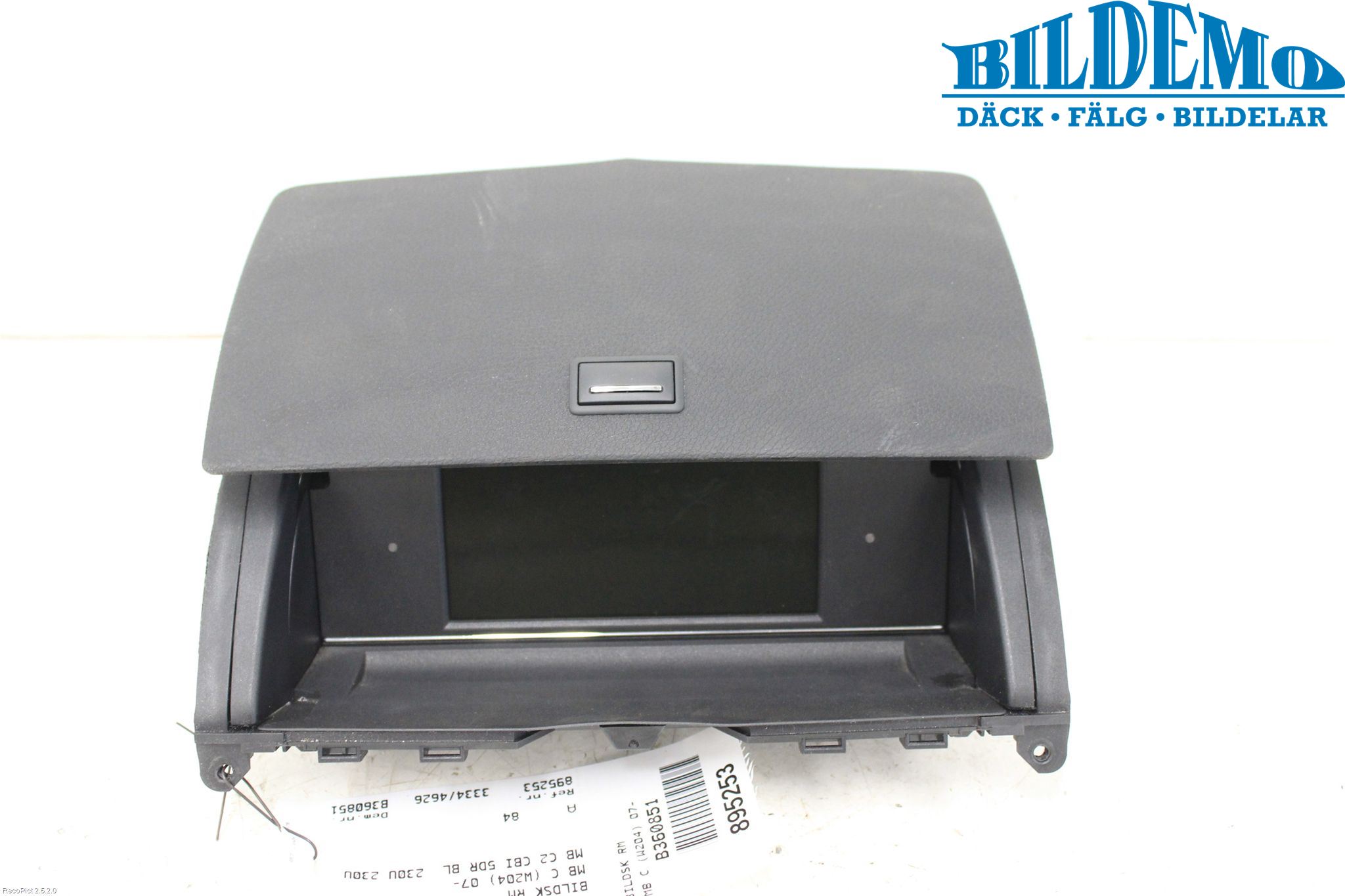 Mercedes-Benz MB C-KLASS (W204) 07-15 Instr Skjerm Dvd-Gps-Ac-Tlf