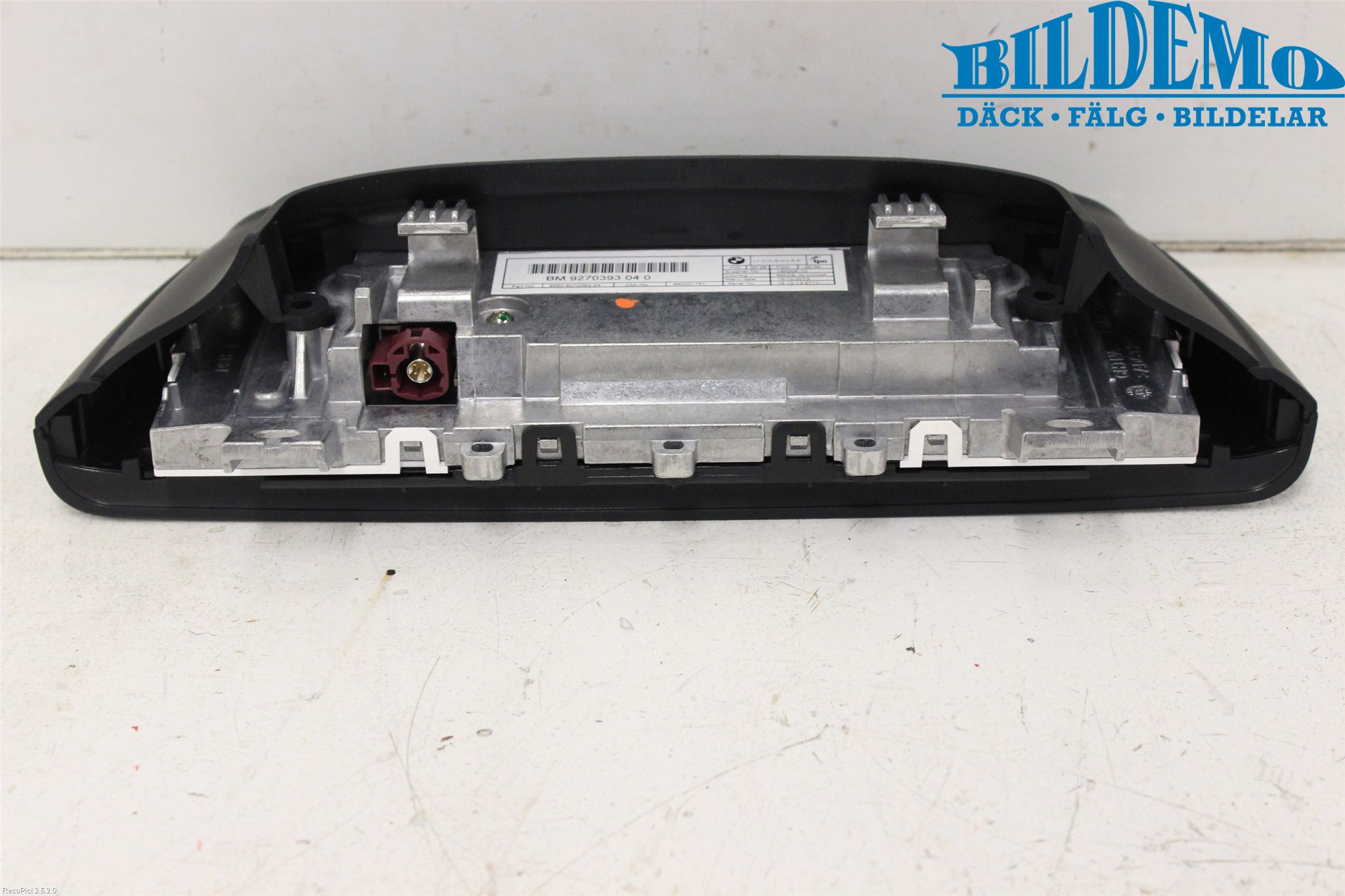 BMW 3 F30/F31/F80 12-19 Instr Skjerm Dvd-Gps-Ac-Tlf
