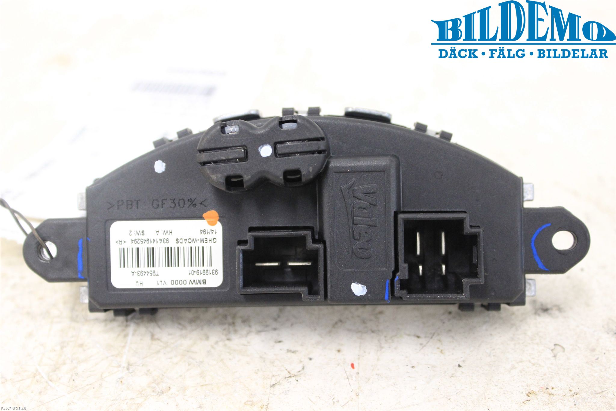 BMW 4 F36 Gran Coupé 14-20 Varmeapparat Viftemotstand