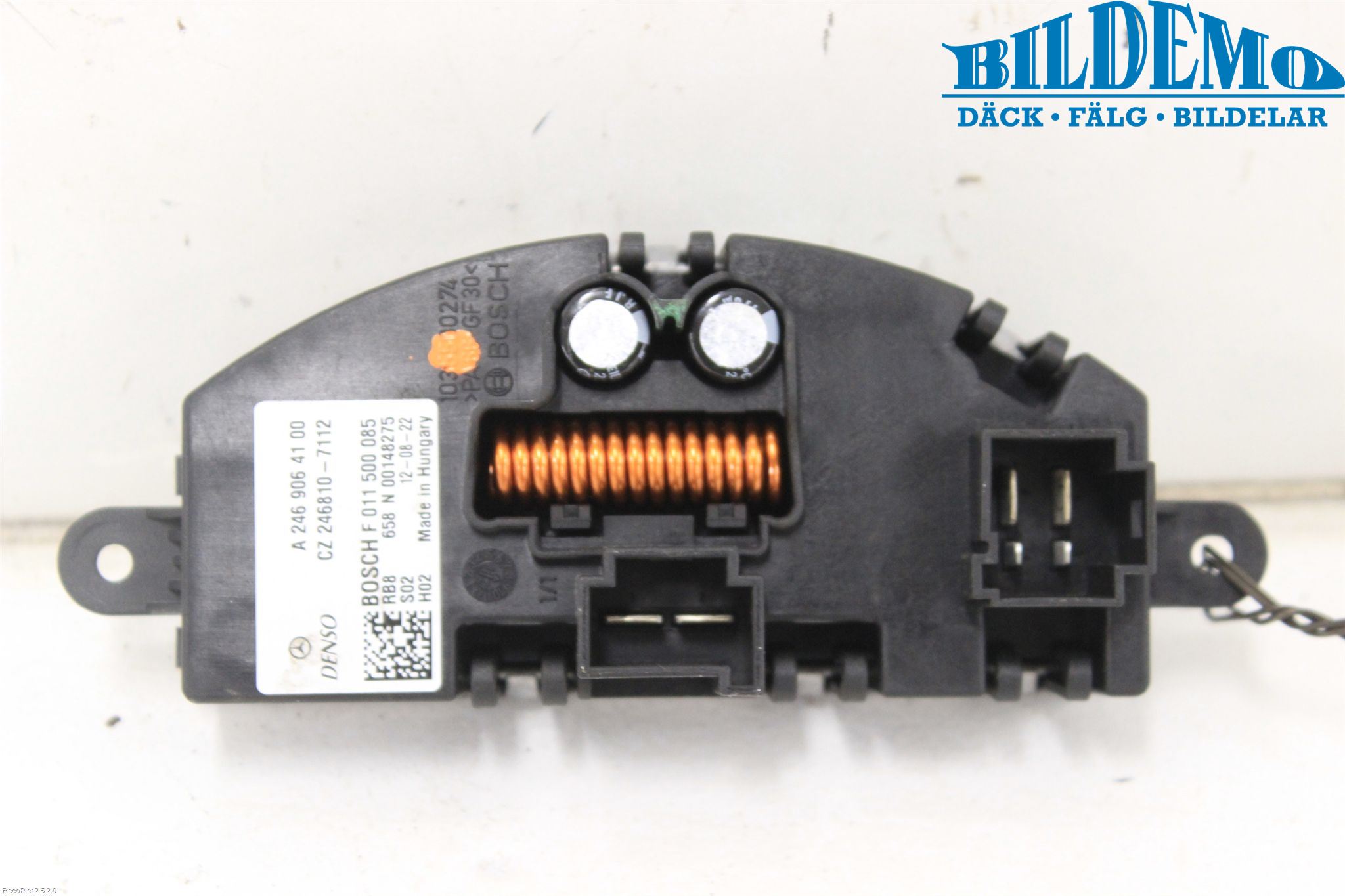 Mercedes-Benz MB A-KLASS (W176) 13-18 Varmeapparat Viftemotstand