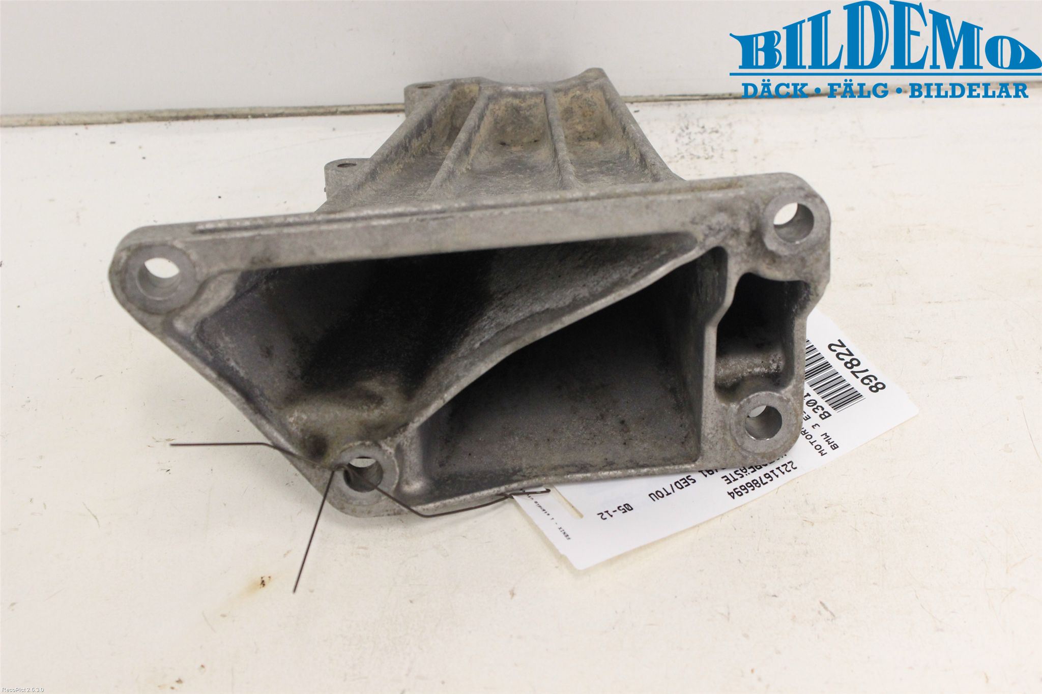 BMW 3 E90/91 SED/TOU 05-12 Motor Feste Stål-Alu