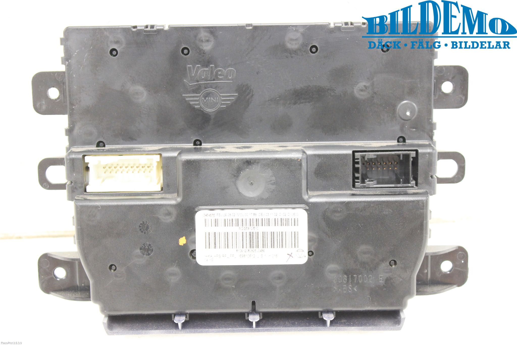 Mini CLUBMAN R55 06-14 Varme Ac Betjening-Display