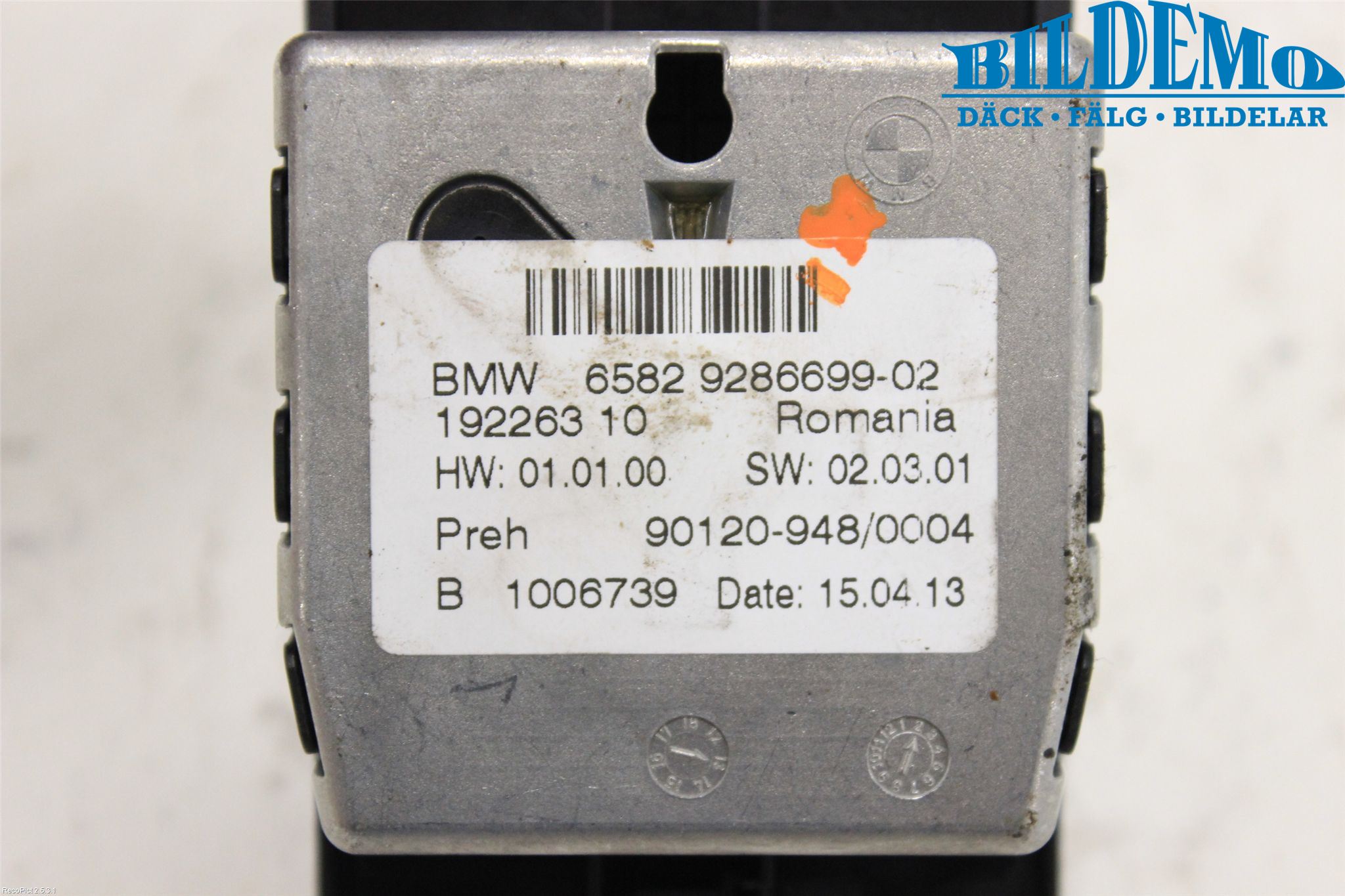 BMW 5 F10/F11/F18 09-17 Bryter Cruisekontroll
