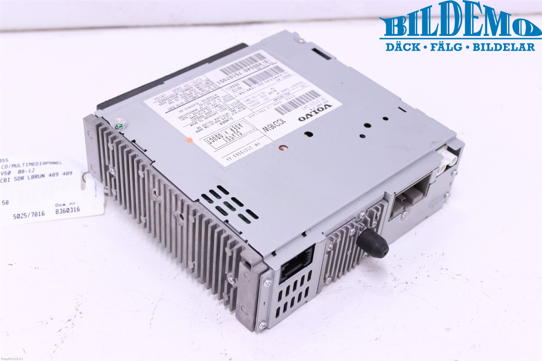 Volvo V50 08-12 Stereo Radio Med Cd