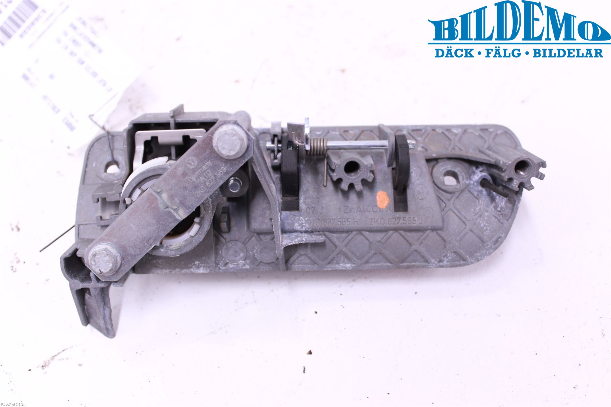 Volkswagen VW CADDY 11-15 Bakluke Handtak Ytre