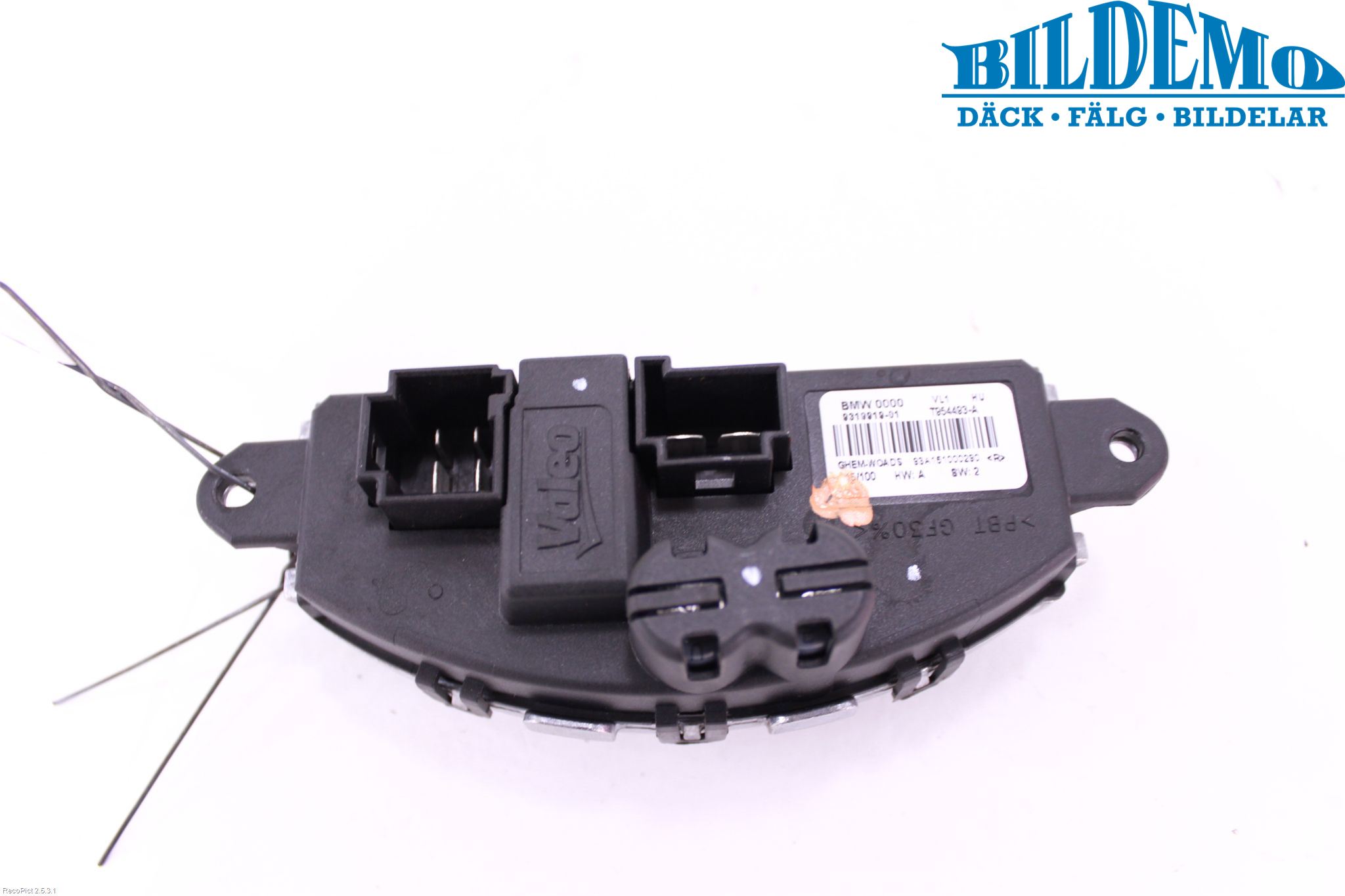 BMW 3 F30/F31/F80 12-19 Varmeapparat Viftemotstand