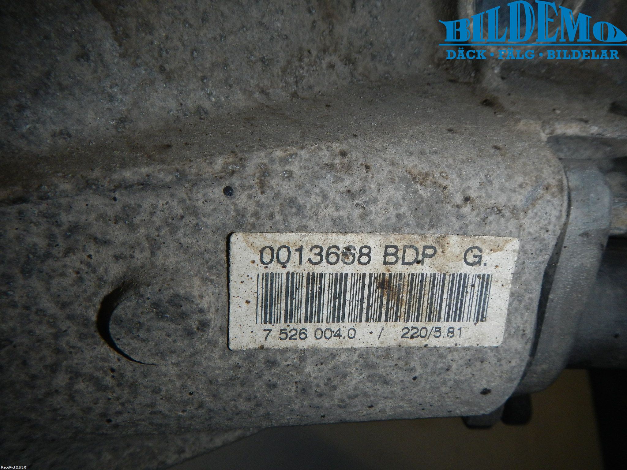 BMW 3 E46      98-05 Gearkasse 5 Trinn