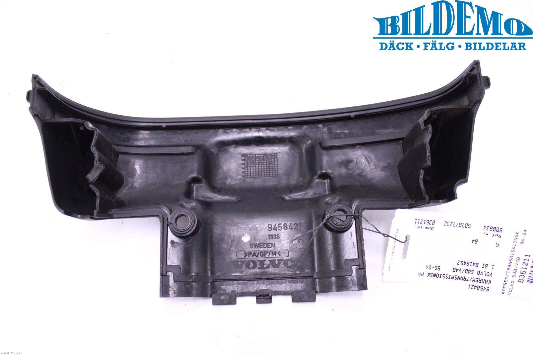 Volvo S40/V40    96-04 Registerreim Deksel