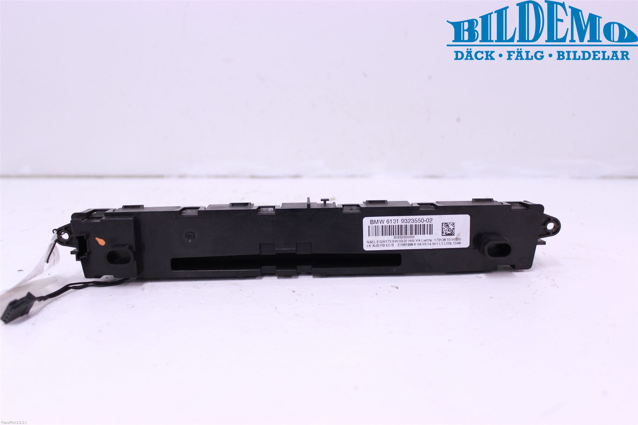 BMW 3 GT F34 13-19 Stereo Radio Med Cd