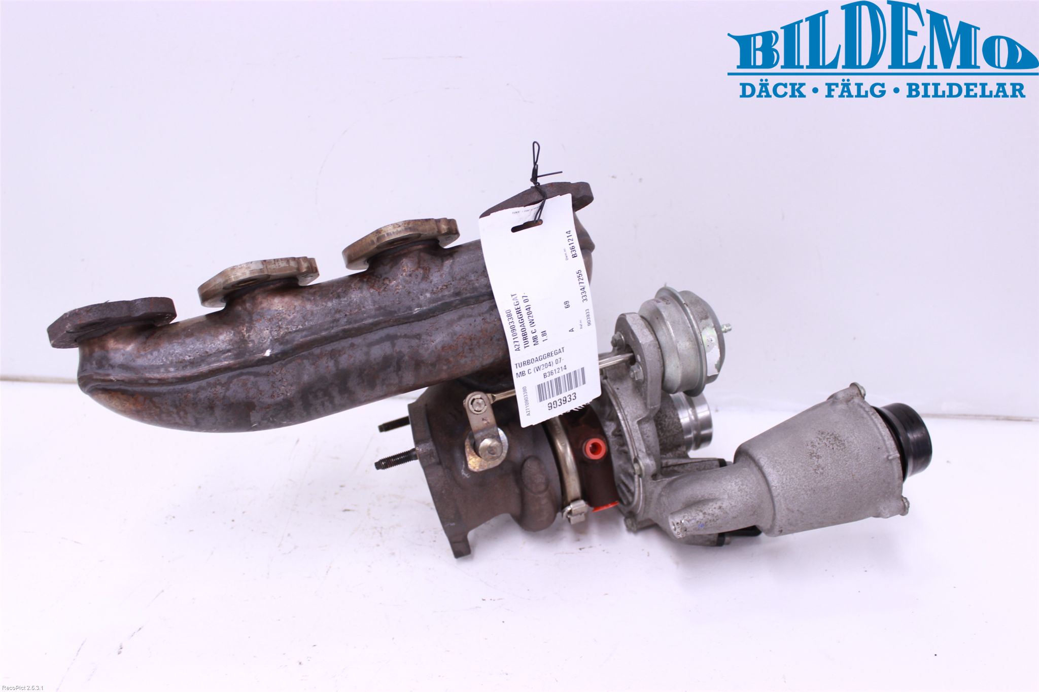 Mercedes-Benz MB C-KLASS (W204) 07-15 Turboaggregat