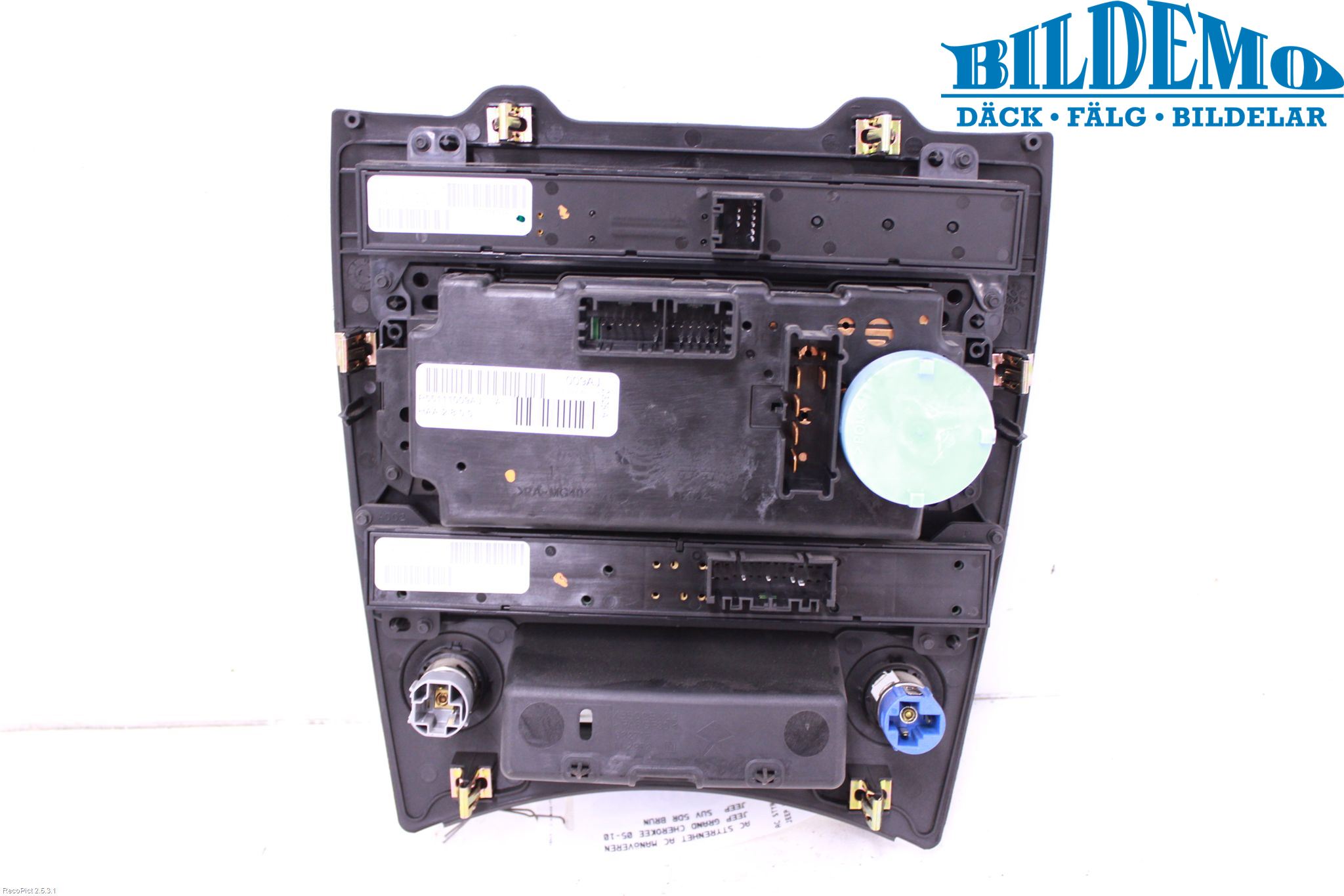 Jeep GRAND CHEROKEE 05-10 Varme Ac Betjening-Display