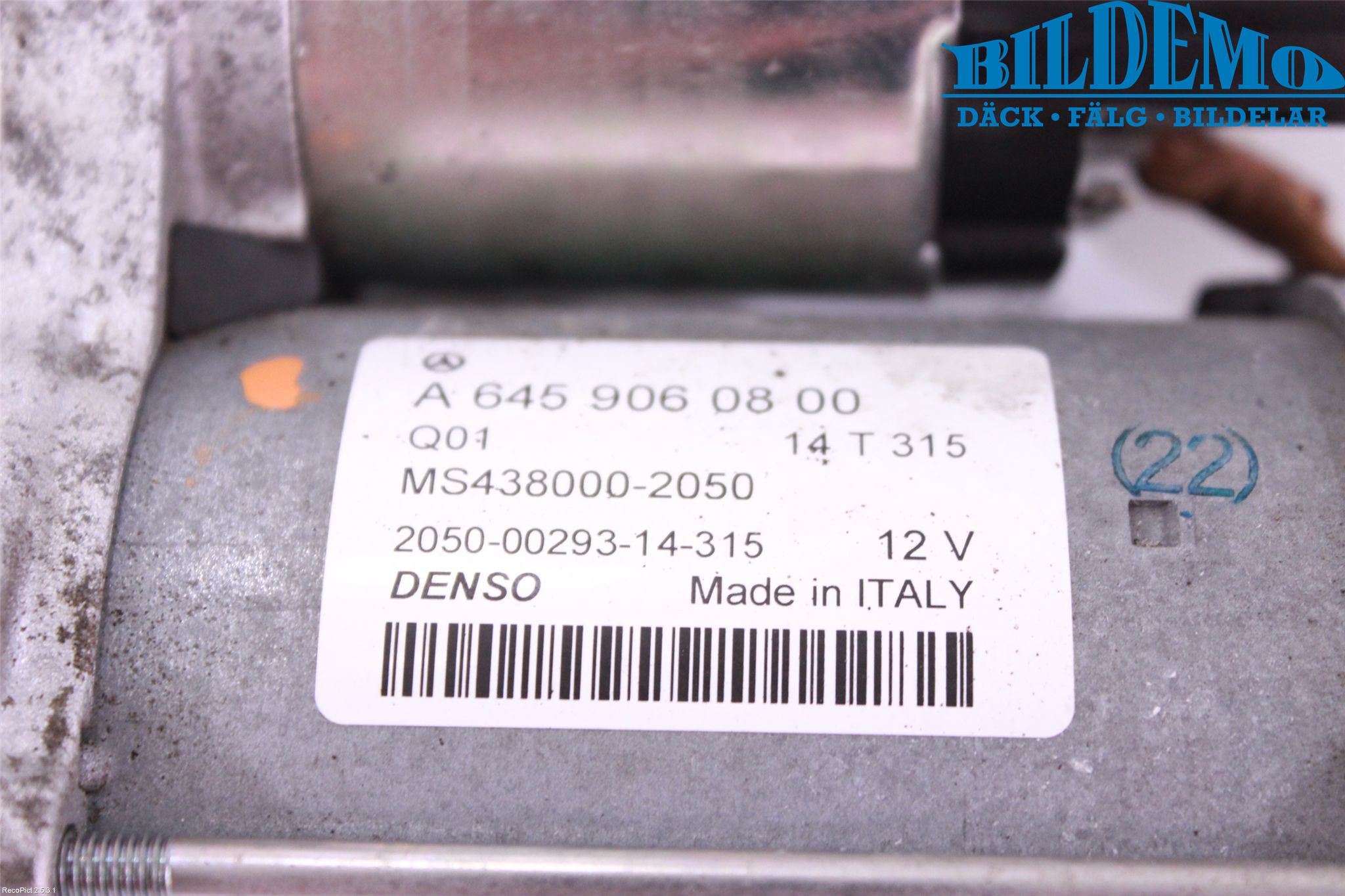 Mercedes-Benz MB A-KLASS (W176) 13-18 Startmotor Diesel