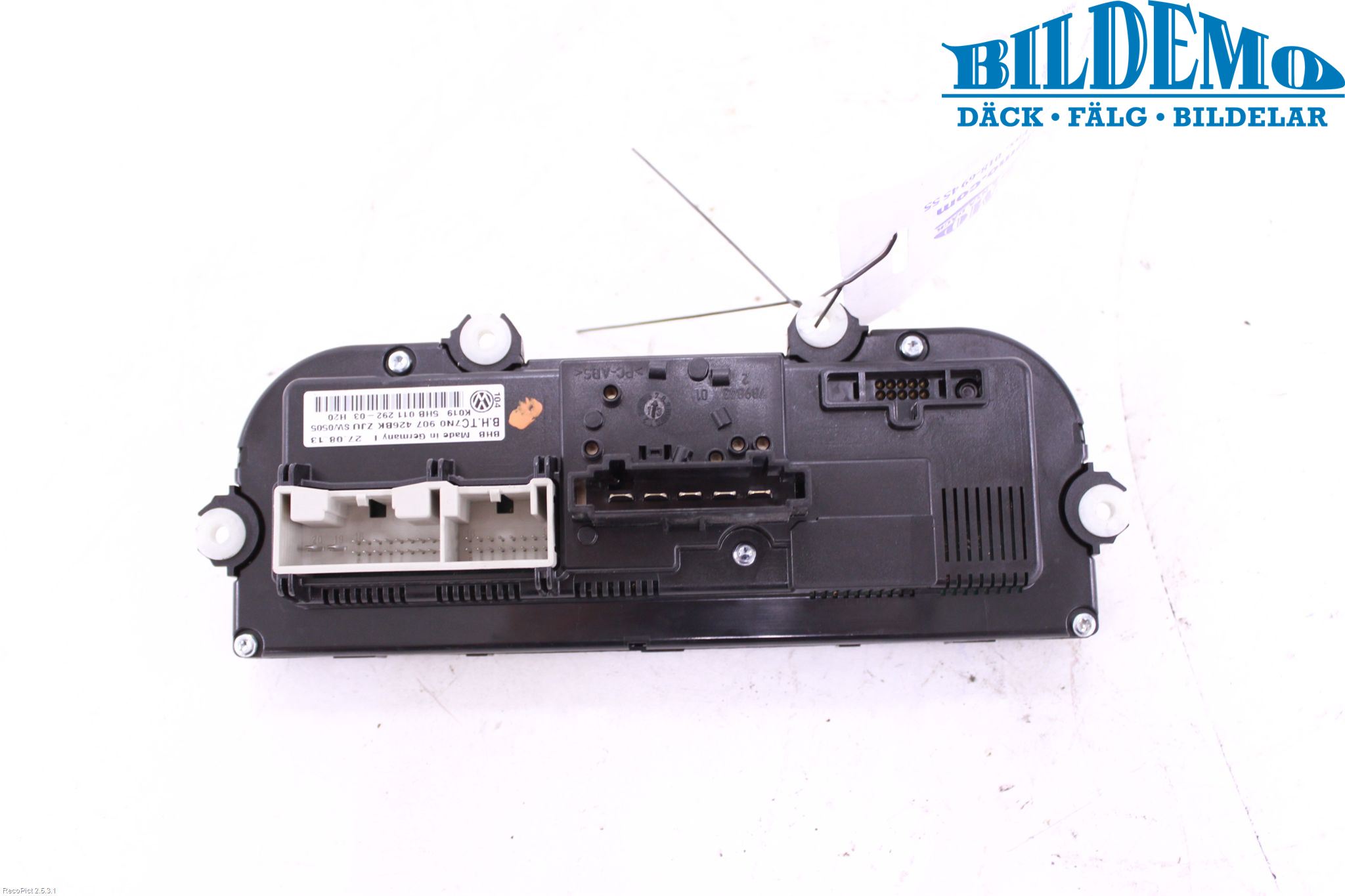 Volkswagen VW CADDY 11-15 Varme Ac Betjening-Display
