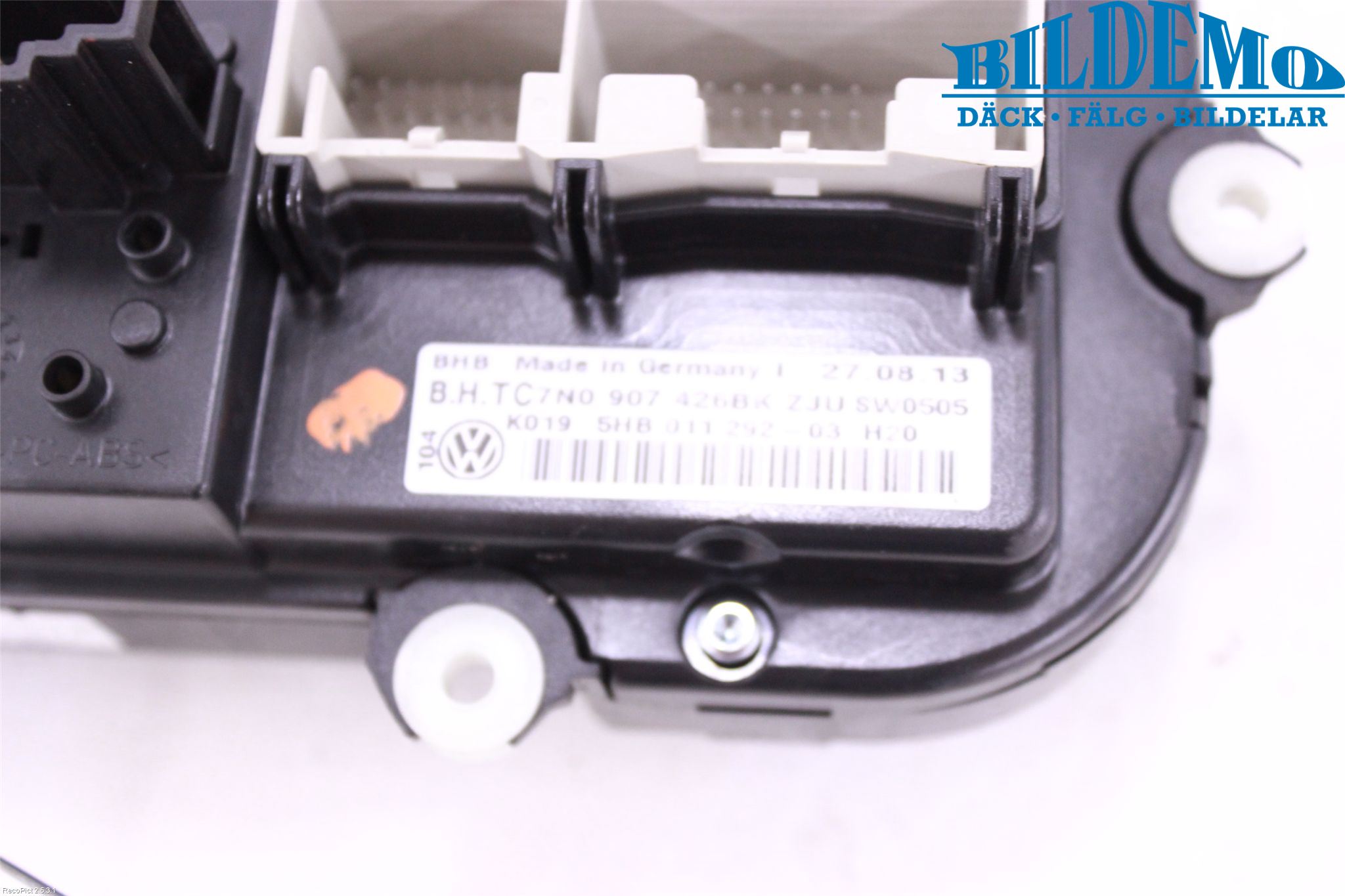 Volkswagen VW CADDY 11-15 Varme Ac Betjening-Display