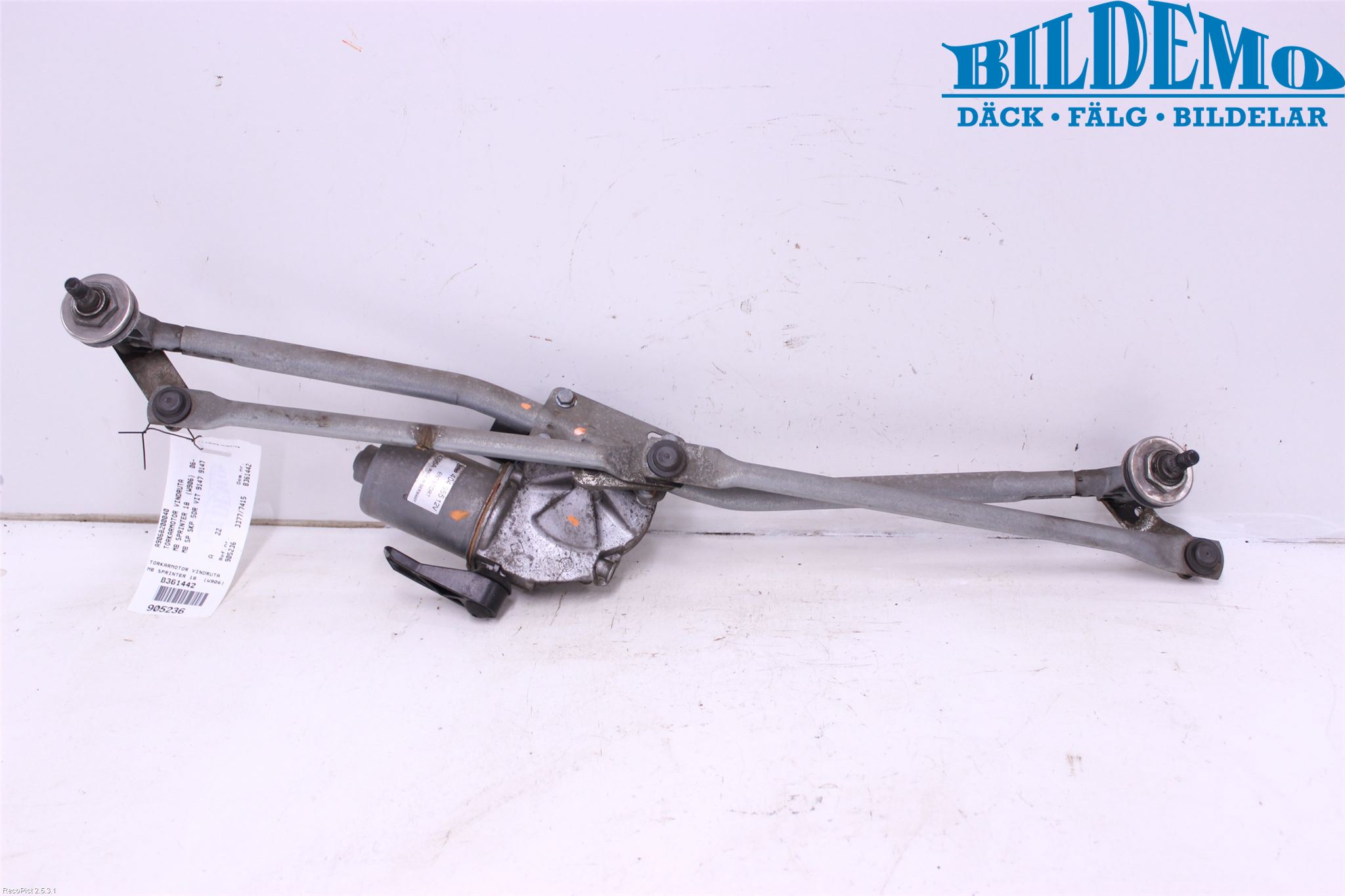 Mercedes-Benz MB SPRINTER (W906) 06-18 Viskermotor Frontrute