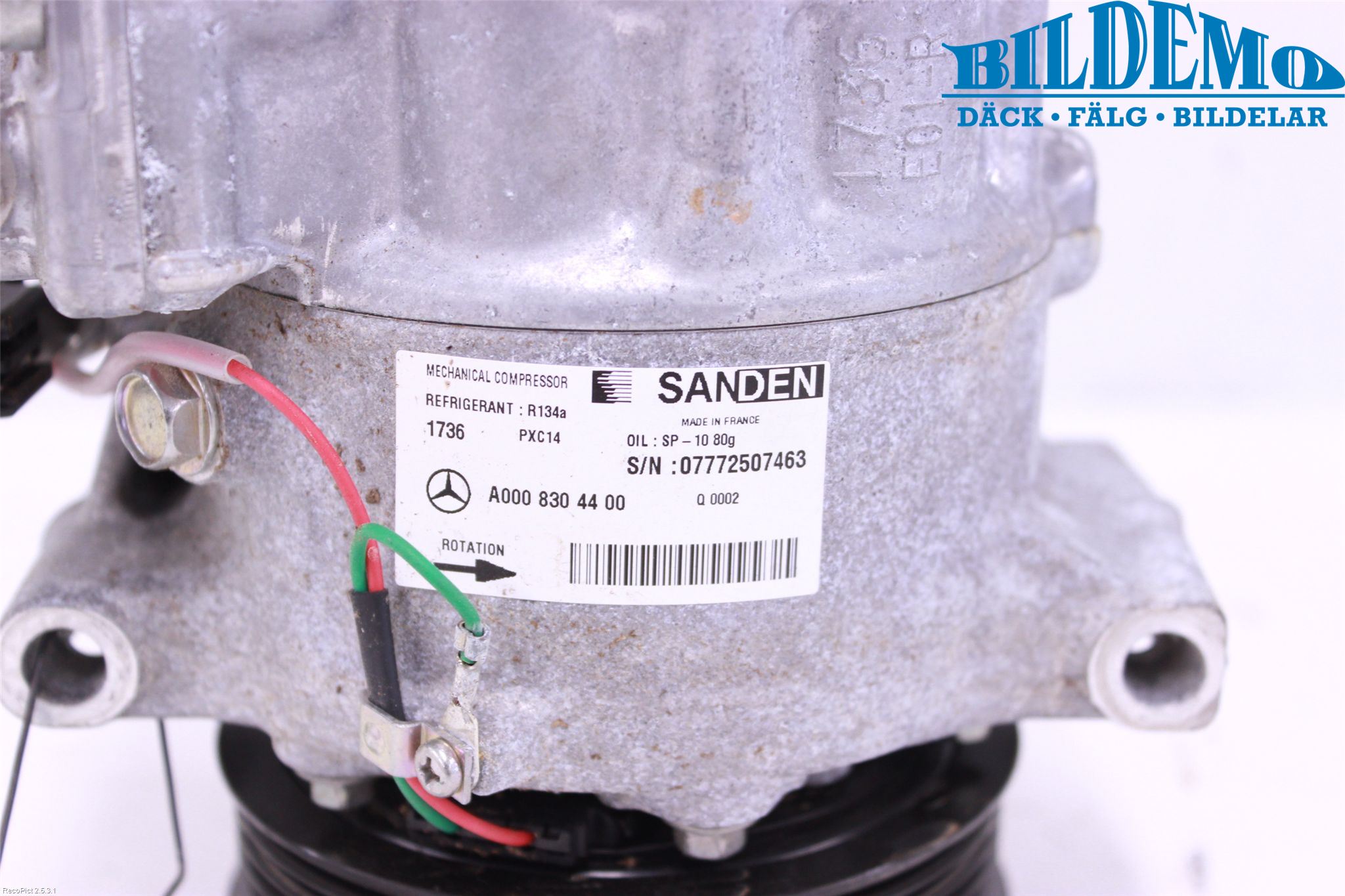 Mercedes-Benz MB C-KLASS (W205) 14-21 Varme Ac Kompressor