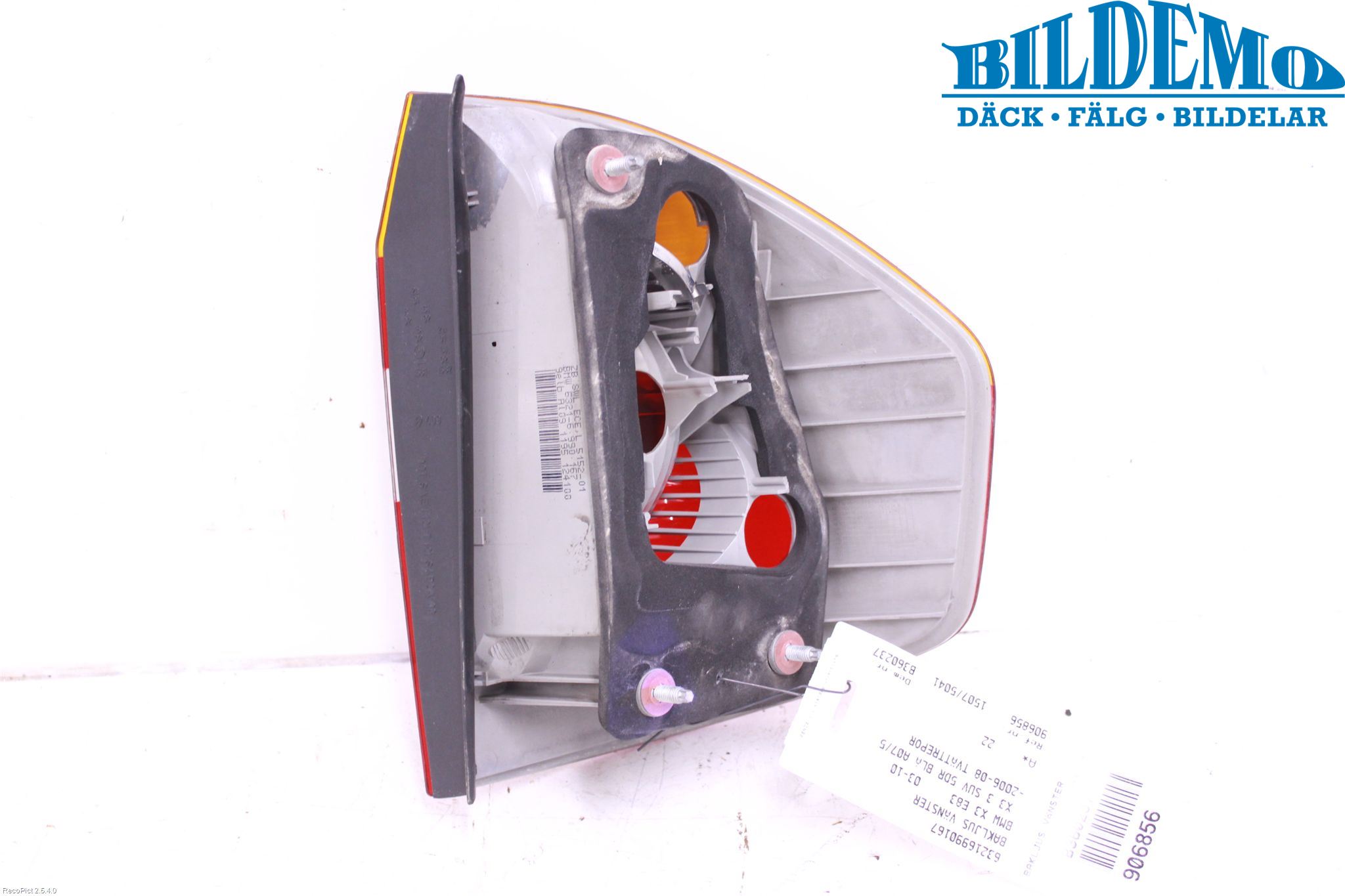 BMW X3 E83     03-10 Baklykt Venstre