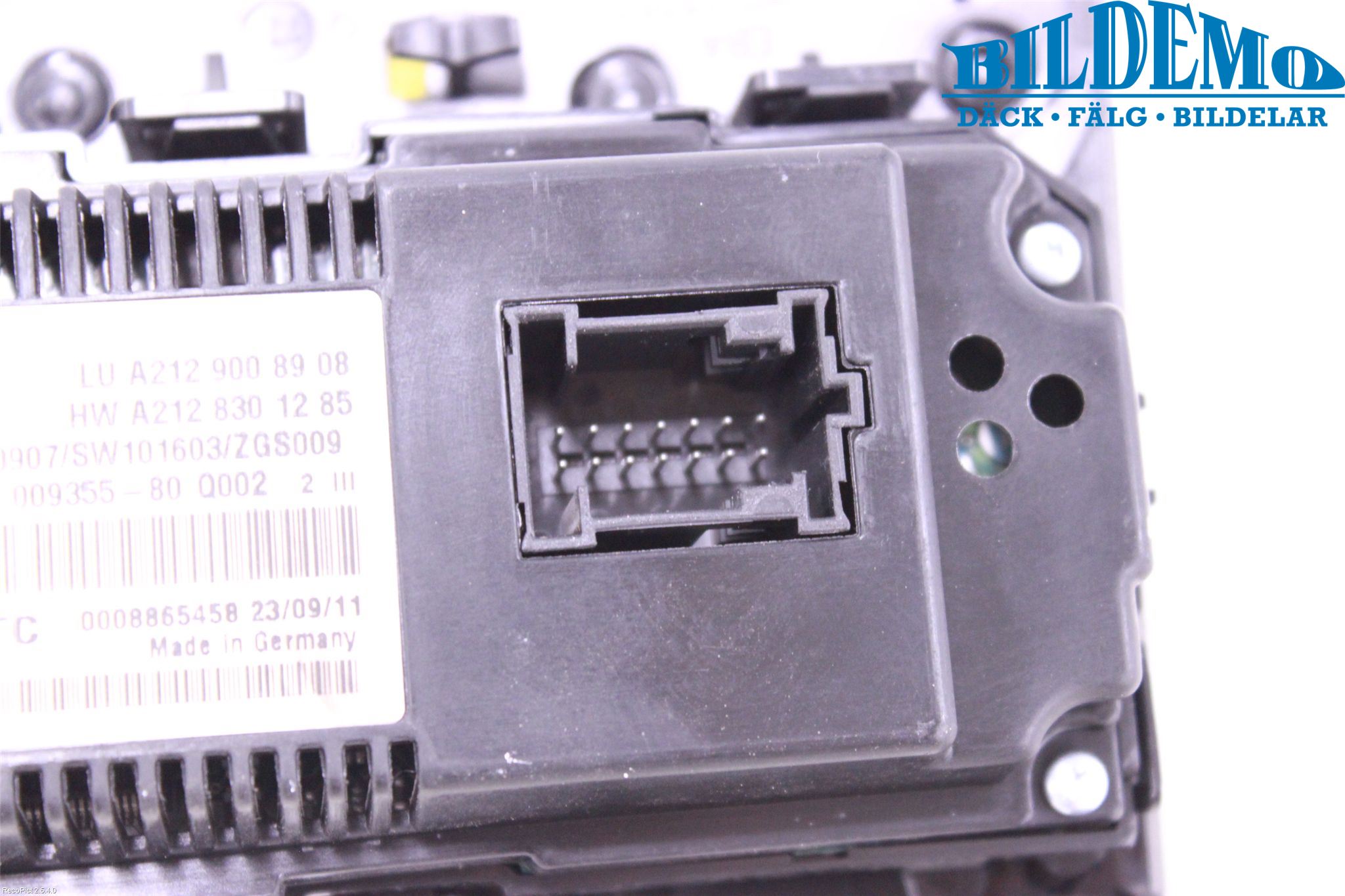 Mercedes-Benz MB E-KLASS (W212) 09-16 Varme Ac Betjening-Display