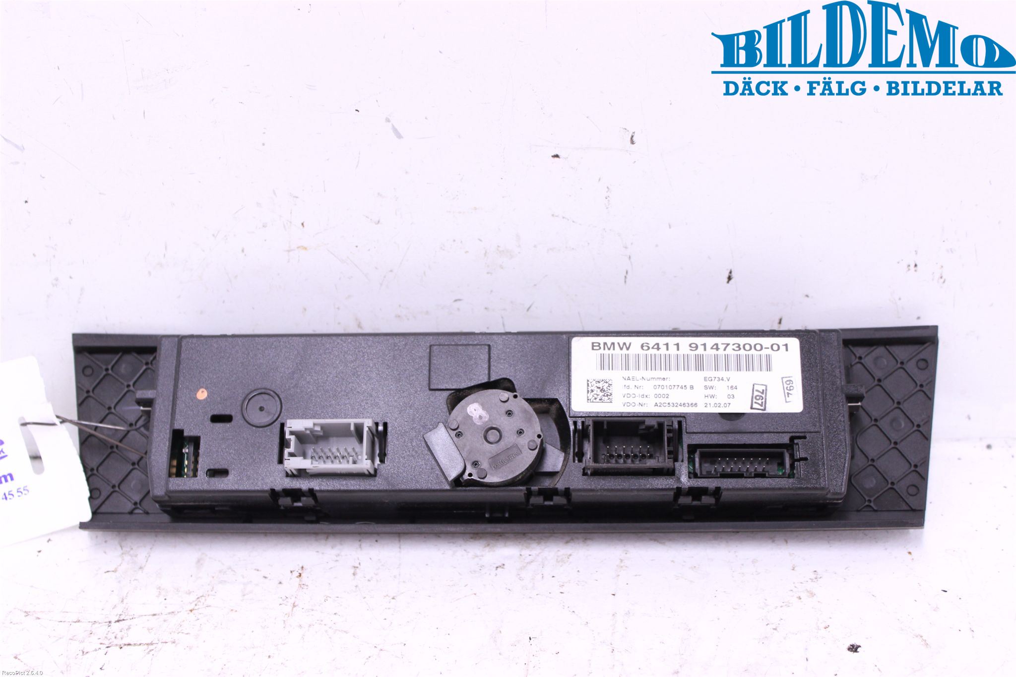 BMW 3 E92/93 Coupé/Cab 05-14 Varme Ac Betjening-Display