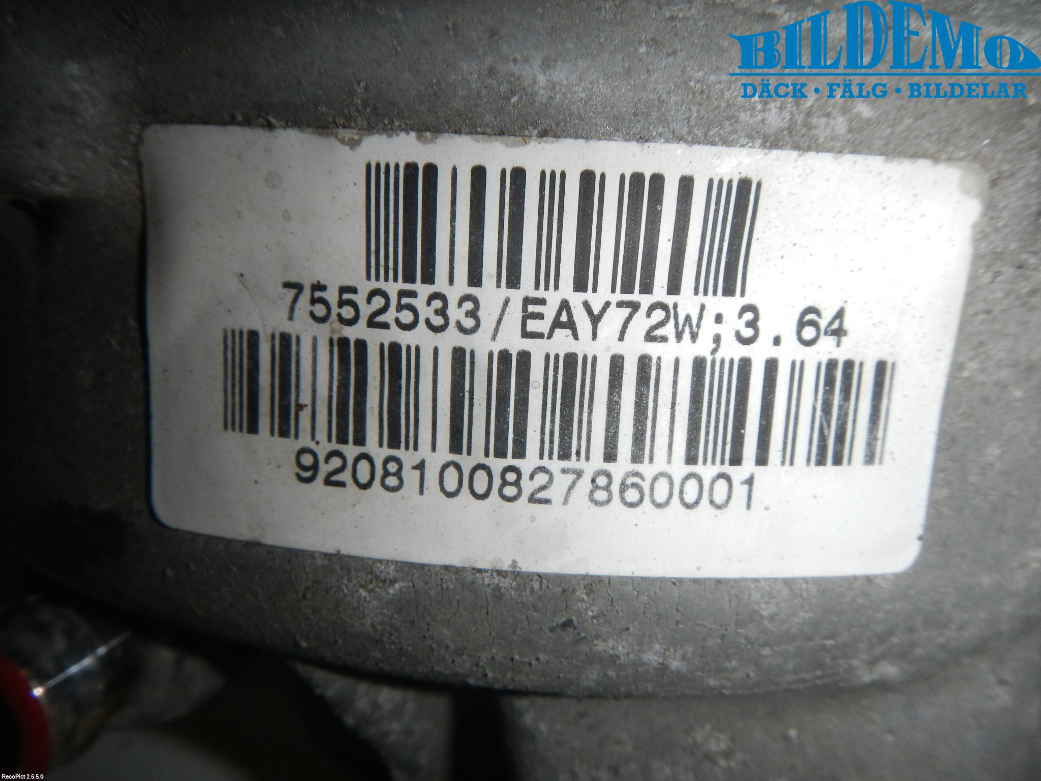 BMW X6 E71/E72   08-14 Kardang Foran