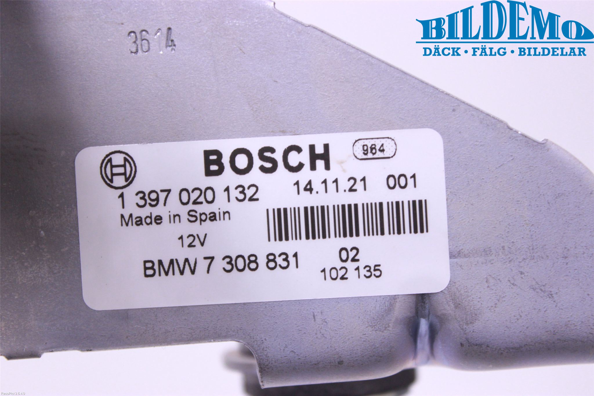 BMW 5 F10/F11/F18 09-17 Bakluke-Lokk Låsekasse