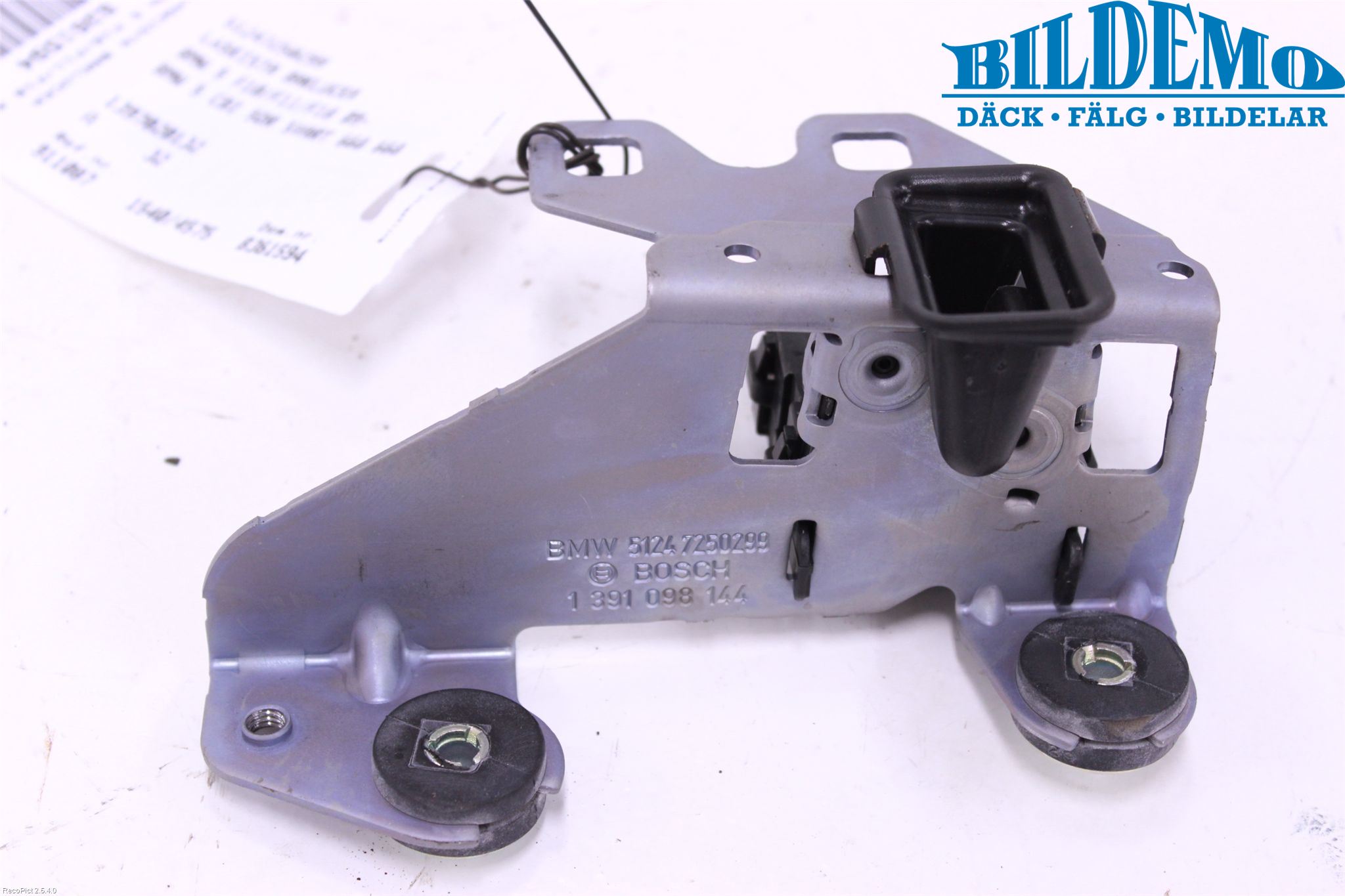 BMW 5 F10/F11/F18 09-17 Bakluke-Lokk Låsekasse