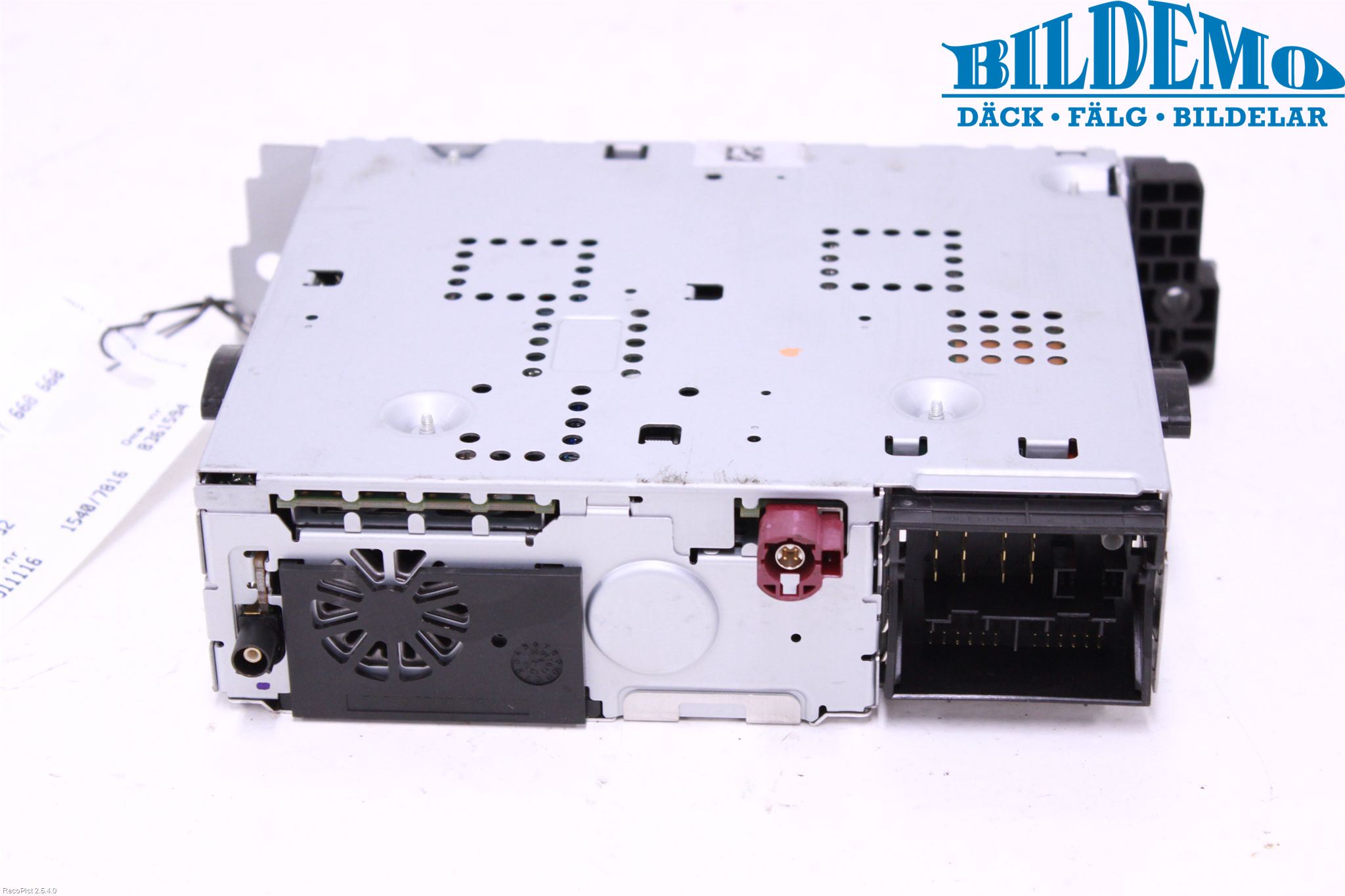 BMW 5 F10/F11/F18 09-17 Stereo Radio Med Cd