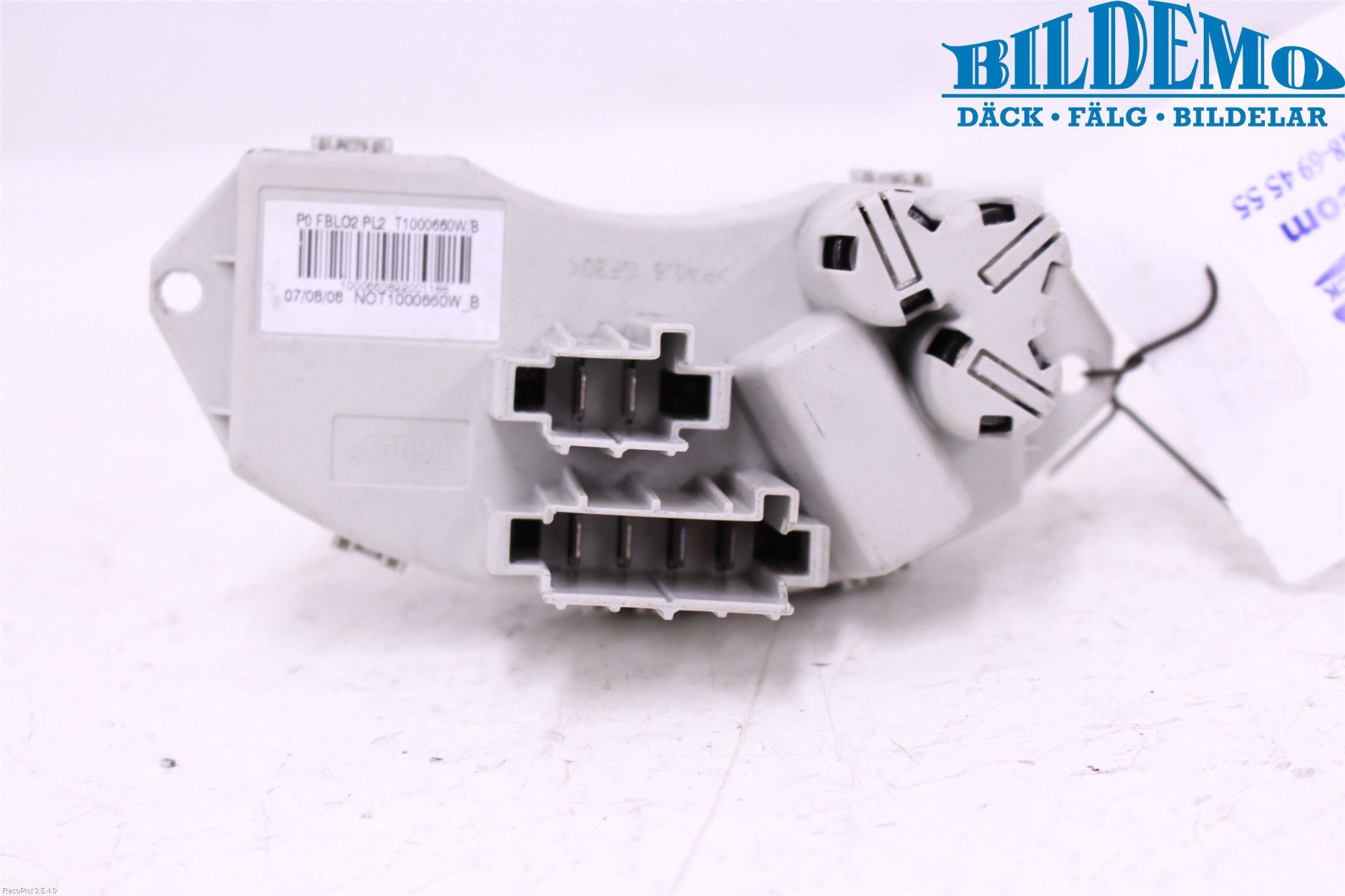 BMW X6 E71/E72   08-14 Varmeapparat Viftemotstand