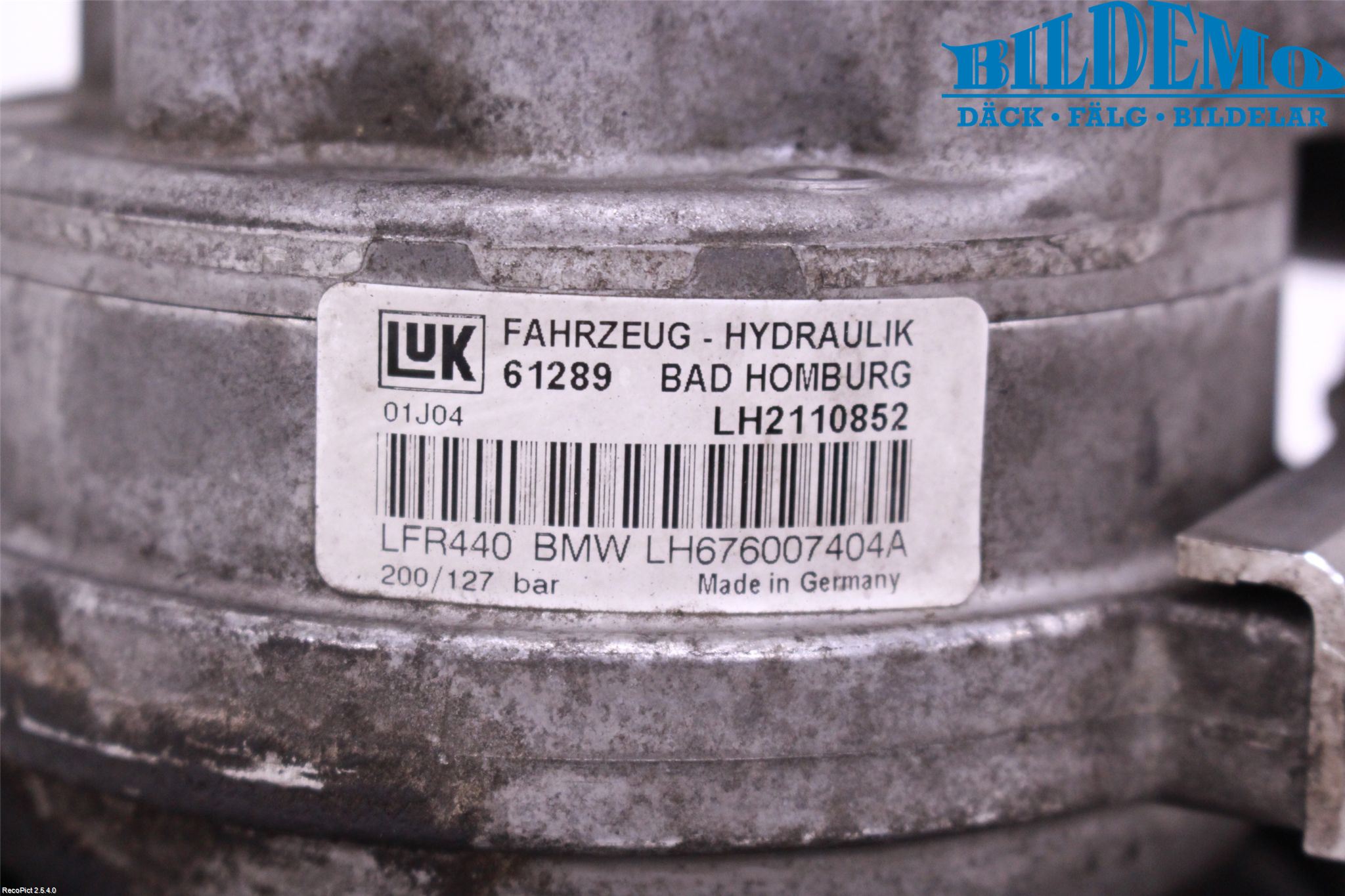 BMW 7 E65/66    00-08 Servo Pumpe