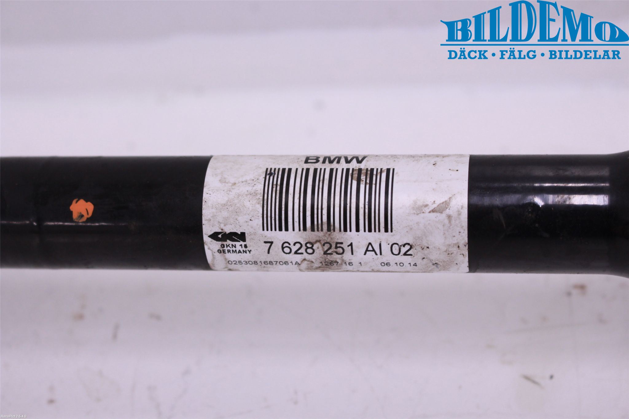 BMW 1 F20/F21 11-19 Drivaksel Bak Kompl Venstre