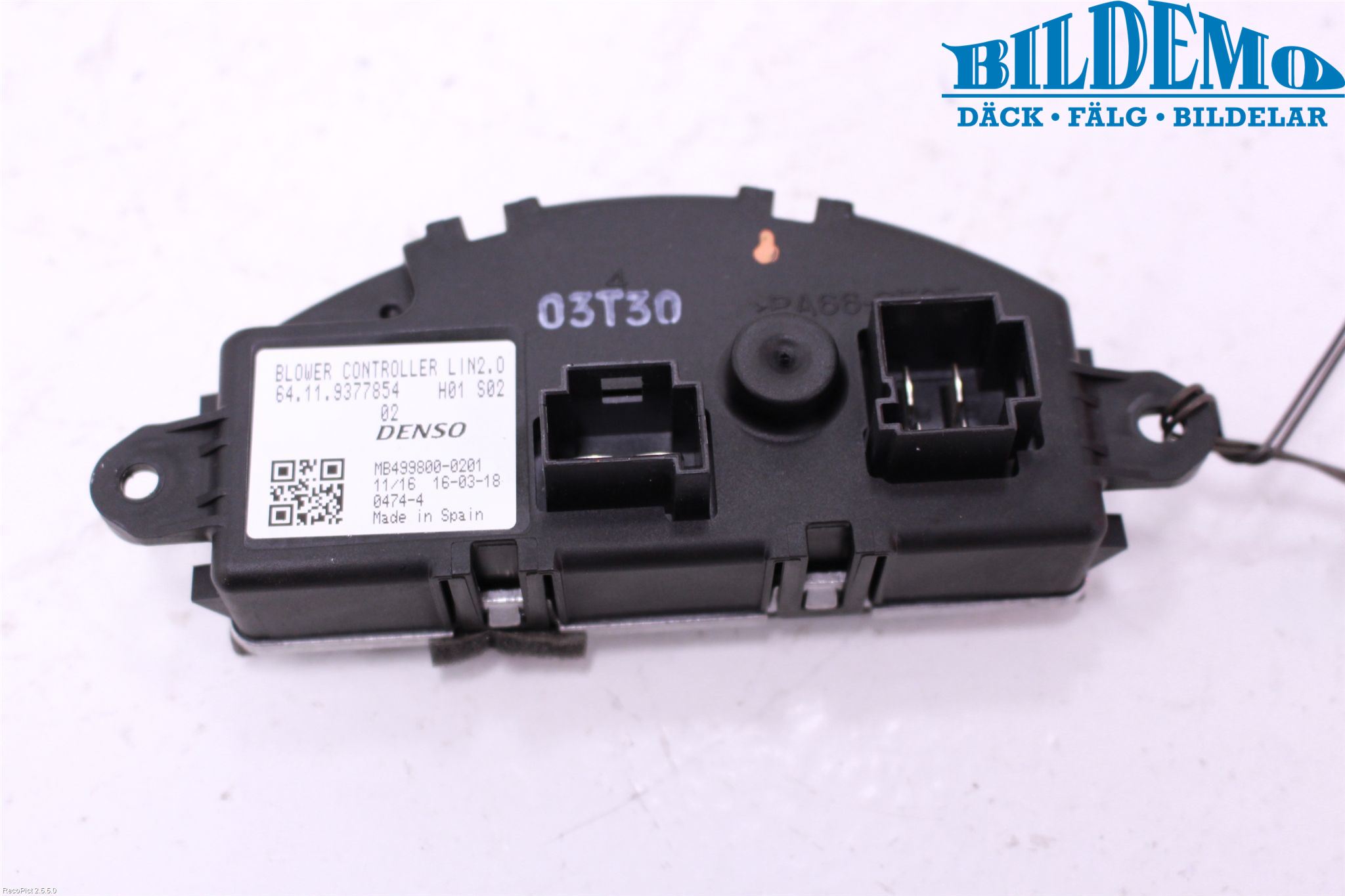 Mini ONE/COOPER 5DR F55 14-24 Varmeapparat Viftemotstand