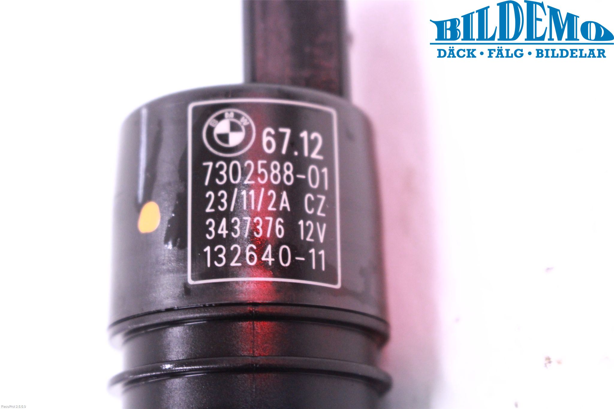 BMW X1 E84 10-15 Spylerpumpe Bakluke