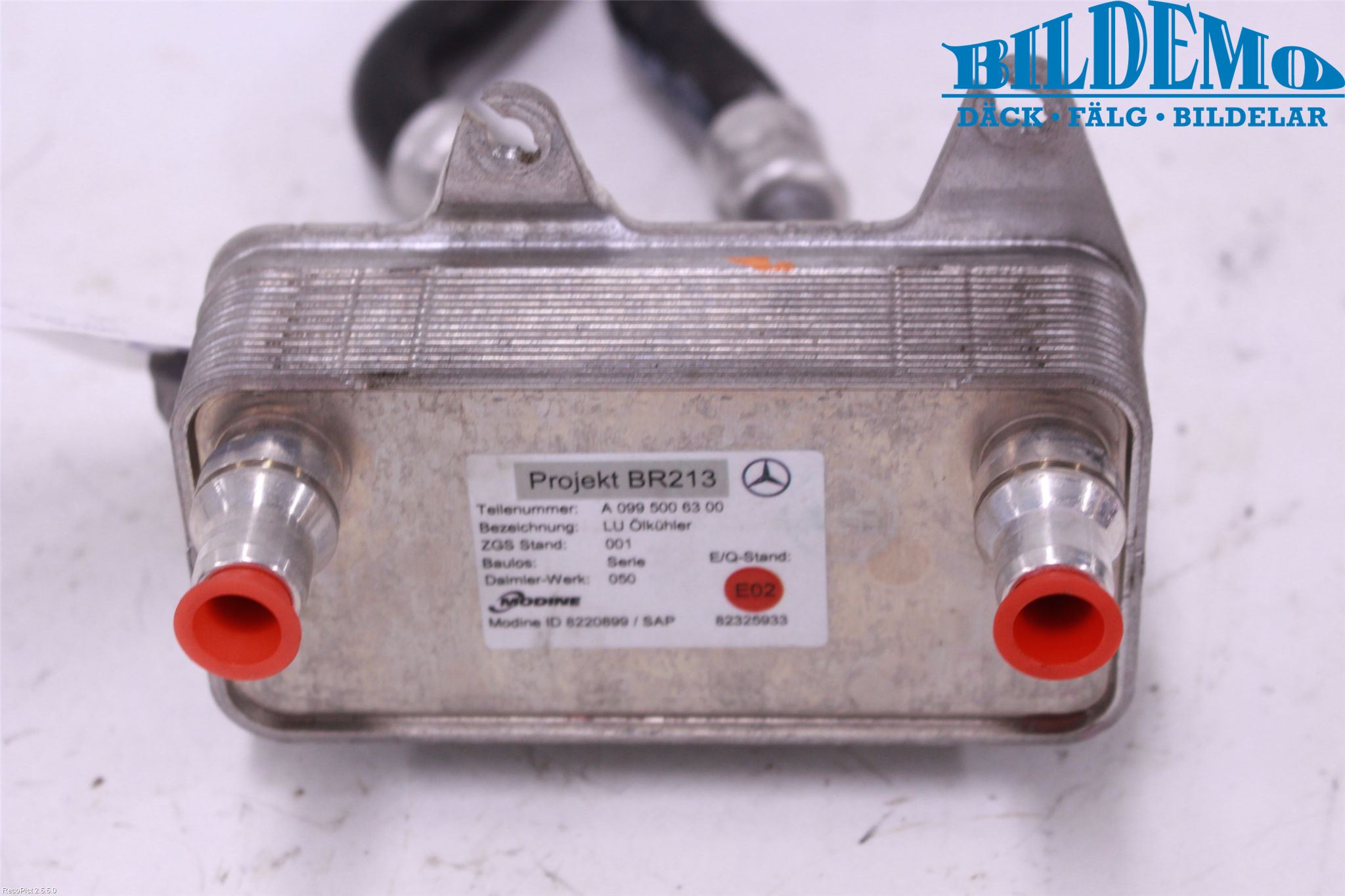 Mercedes-Benz MB E-KLASS (W213) 16-23 Radiator Oljekjøler Automatgea