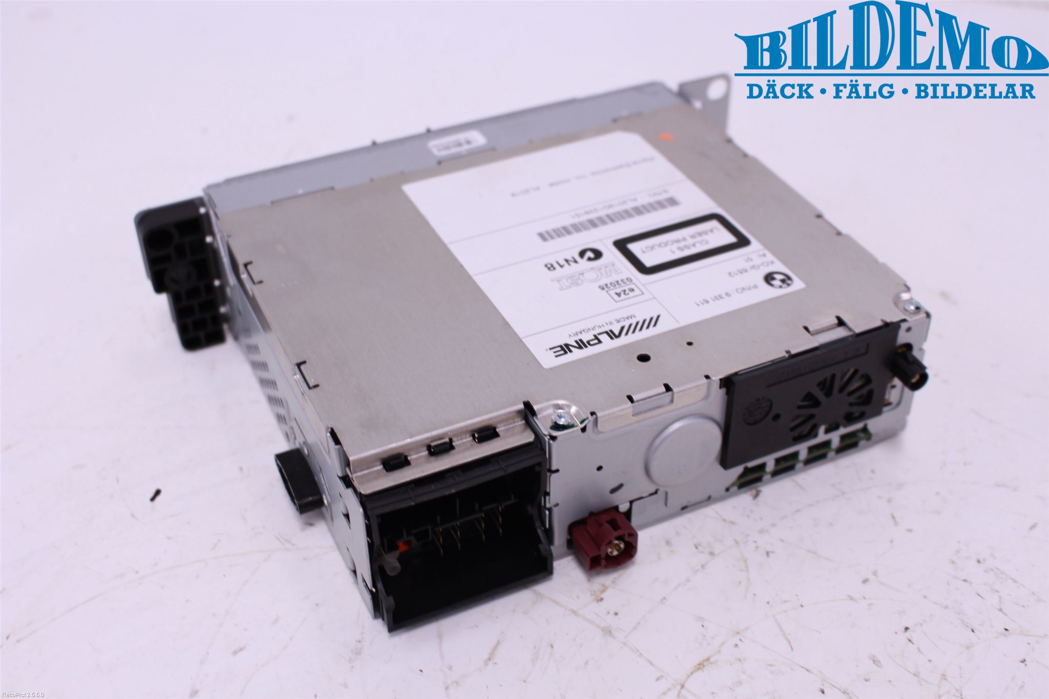 BMW 5 F10/F11/F18 09-17 Stereo Radio Med Cd