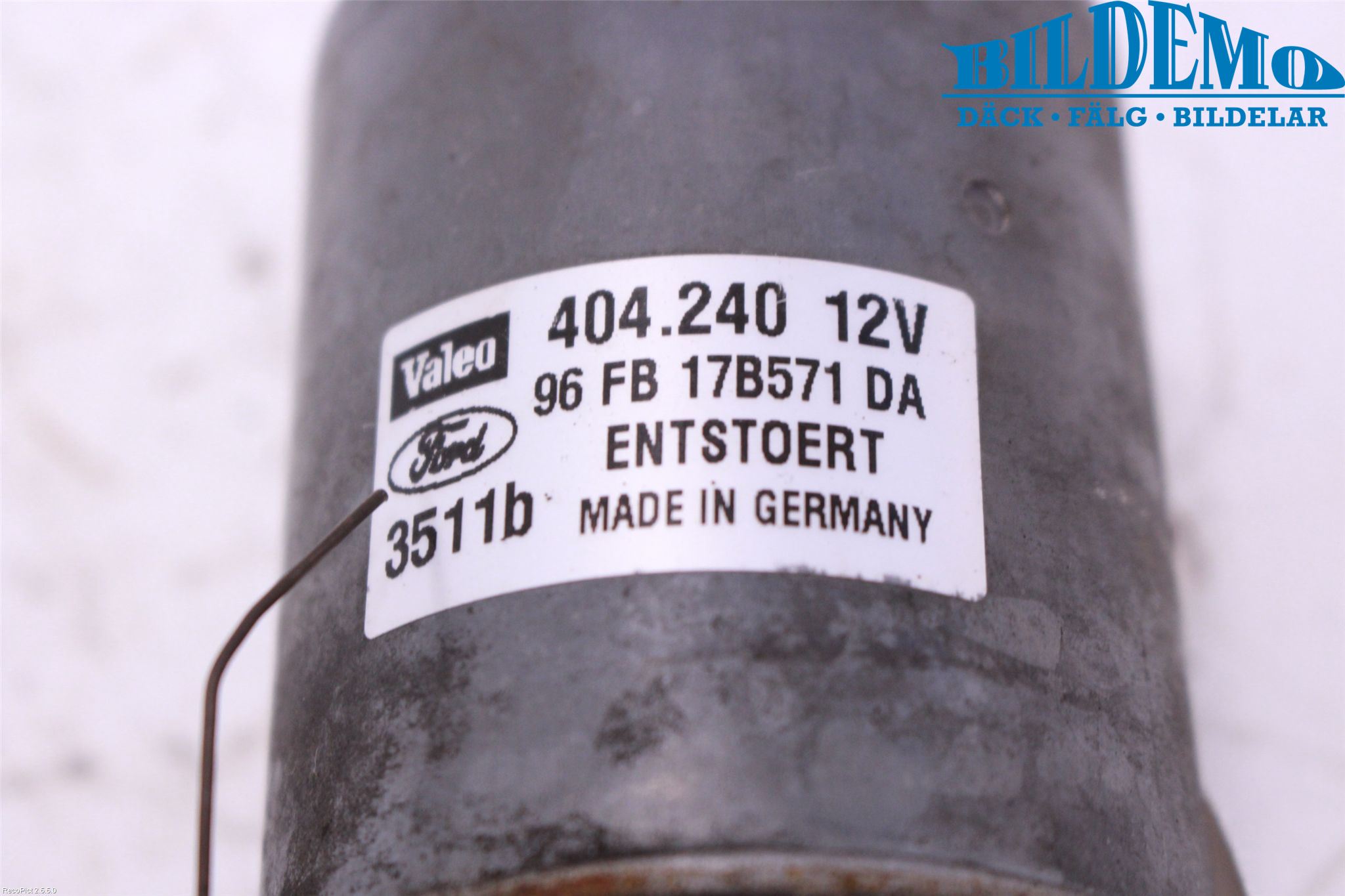 Ford FIESTA     00-01 Viskermotor Frontrute