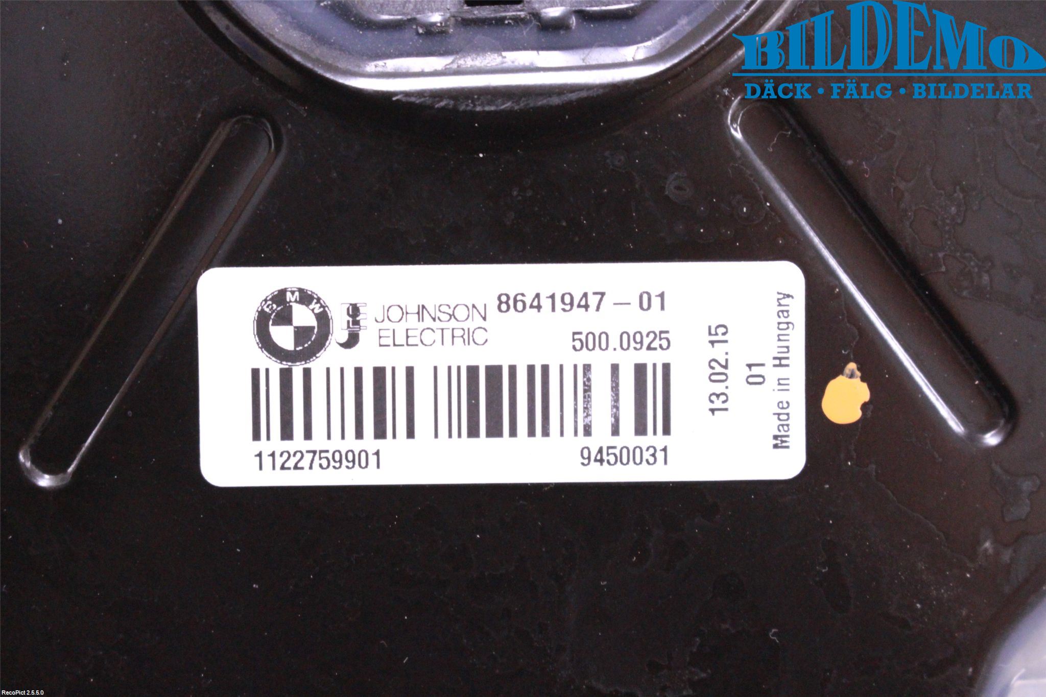 BMW 4 F32/F33/F82/F83 13-20 Kjølevifte Elektrisk