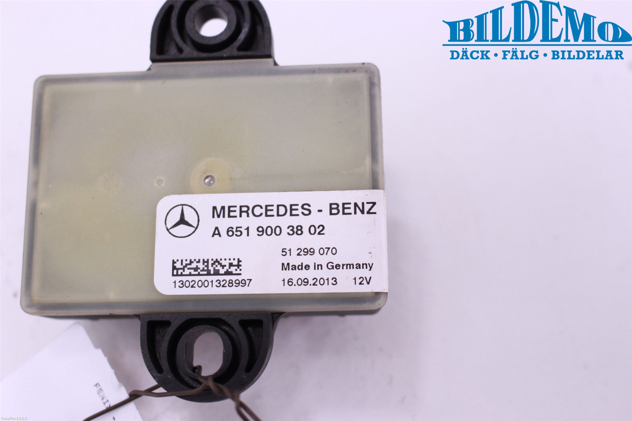 Mercedes-Benz MB SPRINTER (W906) 06-18 Rele Gløding Diesel
