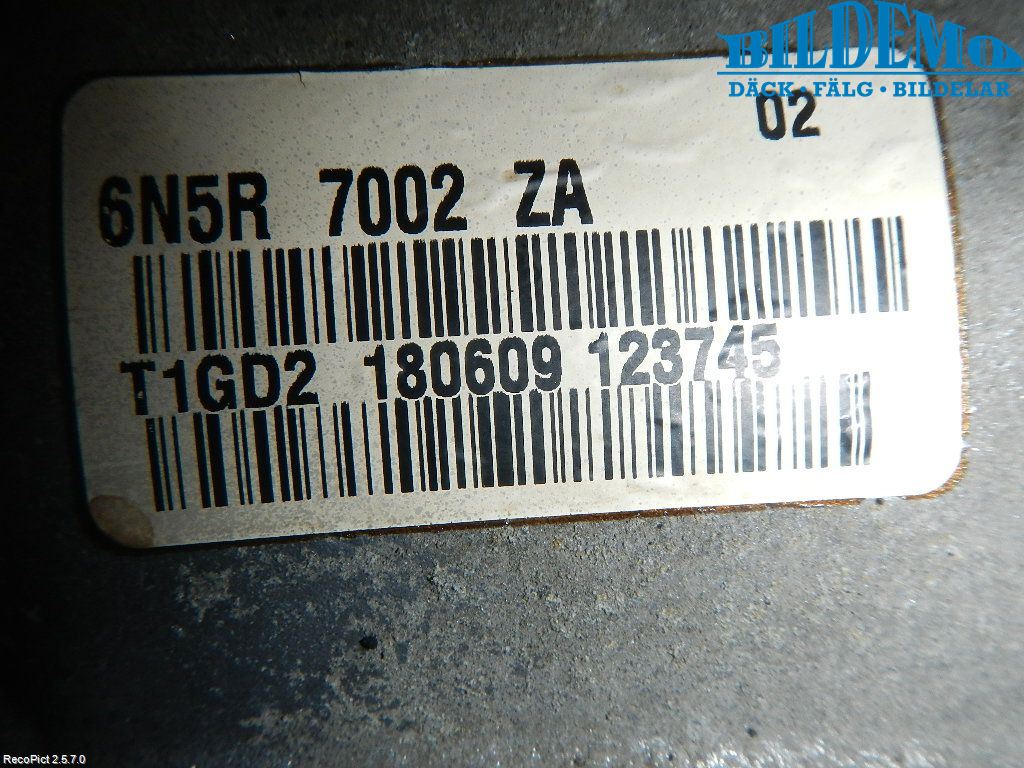 Volvo V50 08-12 Gearkasse 5 Trinn