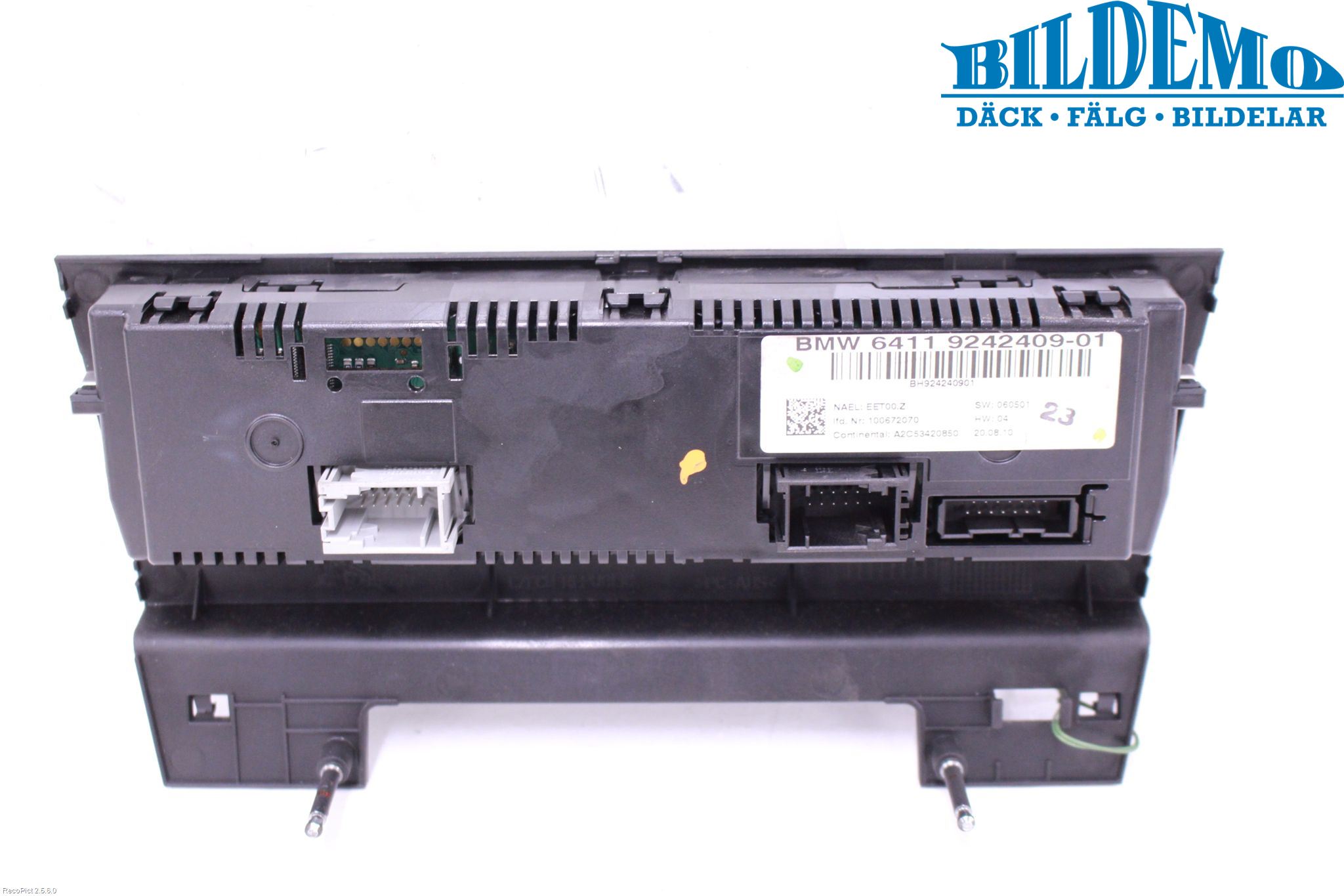 BMW X1 E84 10-15 Varme Ac Betjening-Display