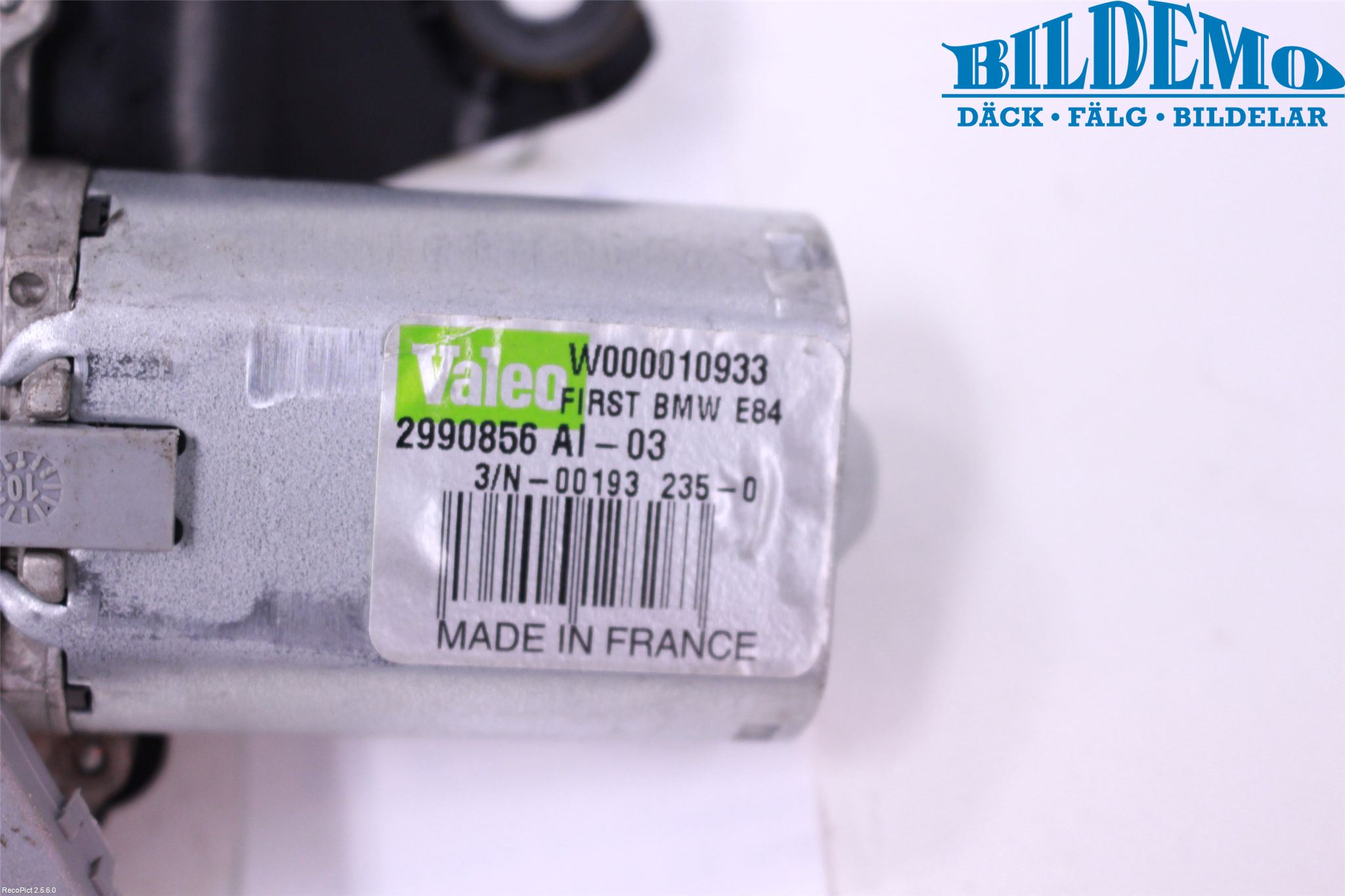 BMW X1 E84 10-15 Viskermotor Bakluke