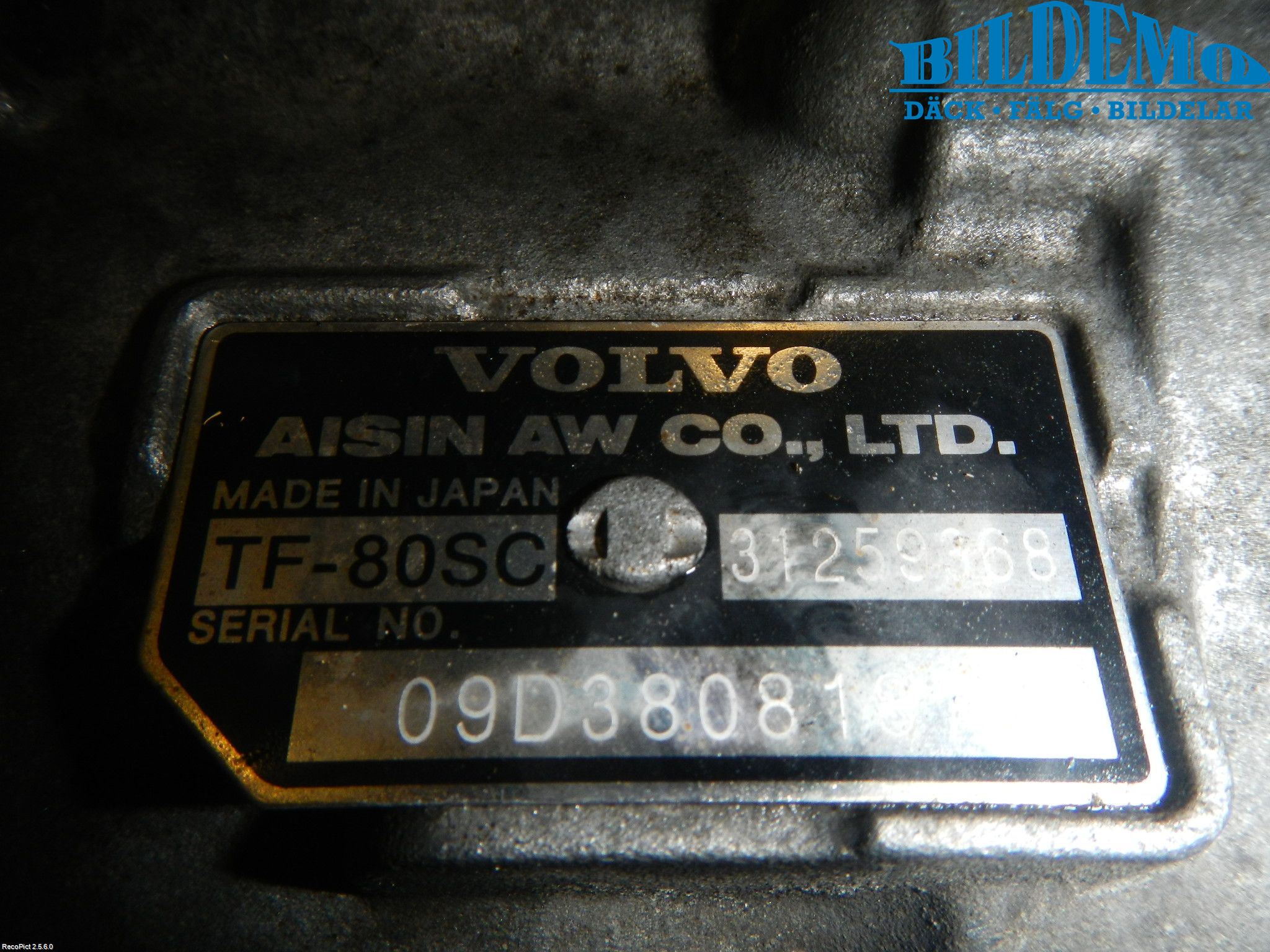 Volvo V70 08-13 Gearkasse Automat