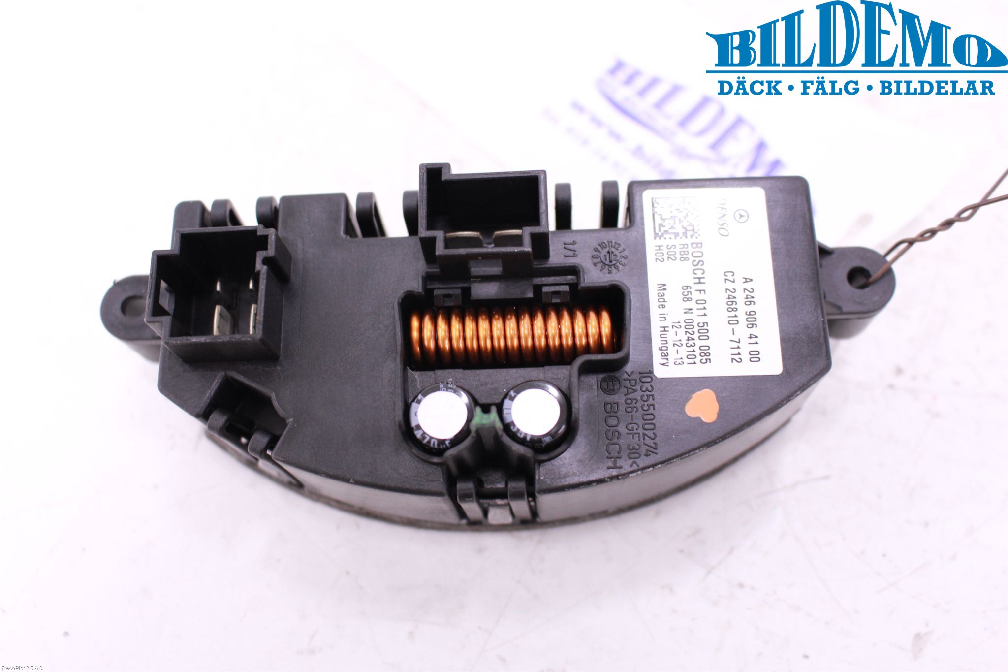 Mercedes-Benz MB B-KLASS (W246/W242) 12-19 Varmeapparat Viftemotstand