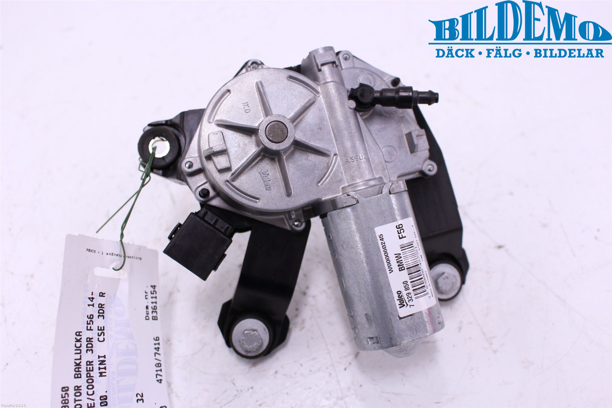 Mini ONE/COOPER 3DR F56 14-24 Viskermotor Bakluke