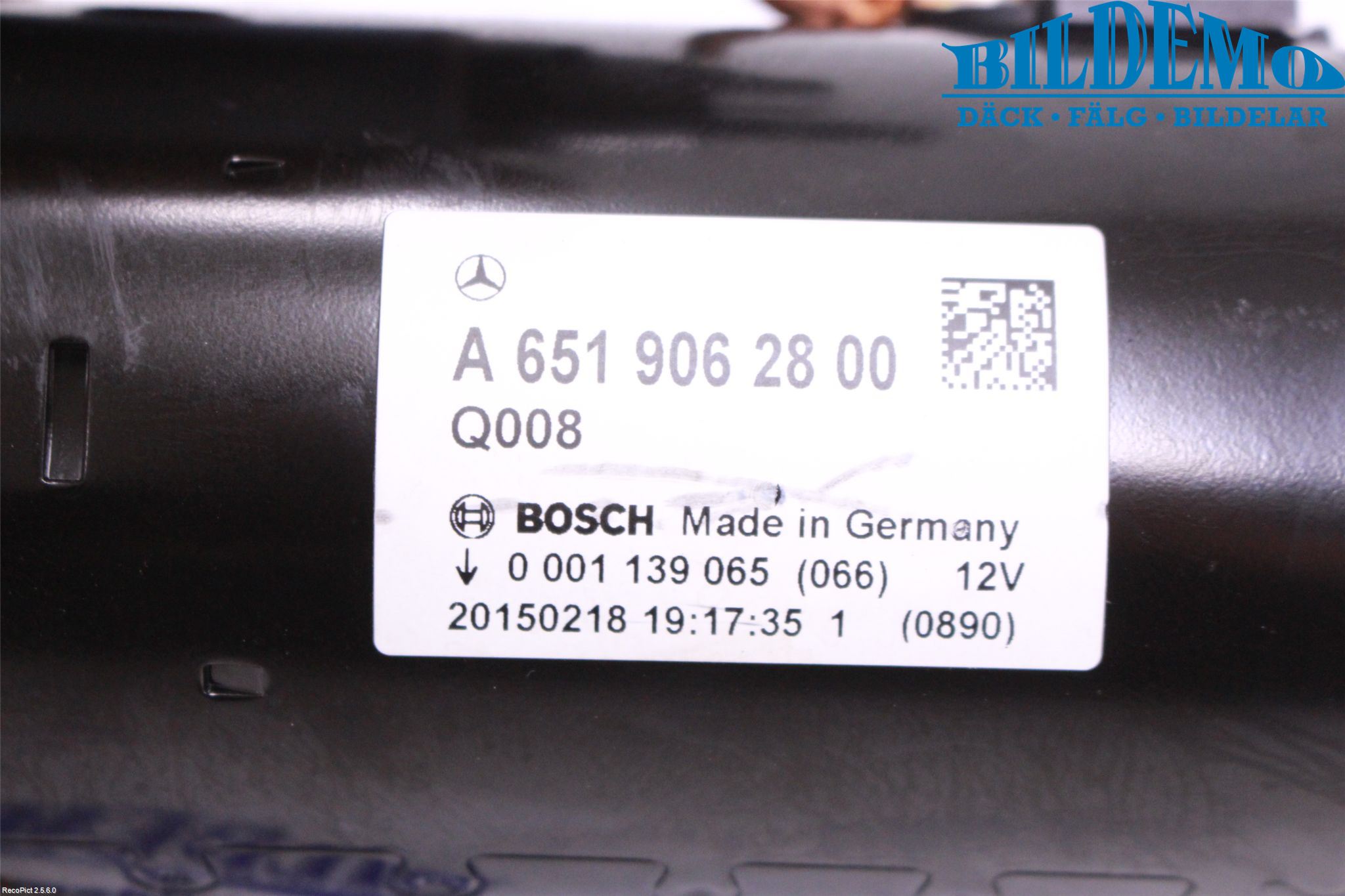 Mercedes-Benz MB GLK-KLASS (X204) 08-16 Startmotor Diesel