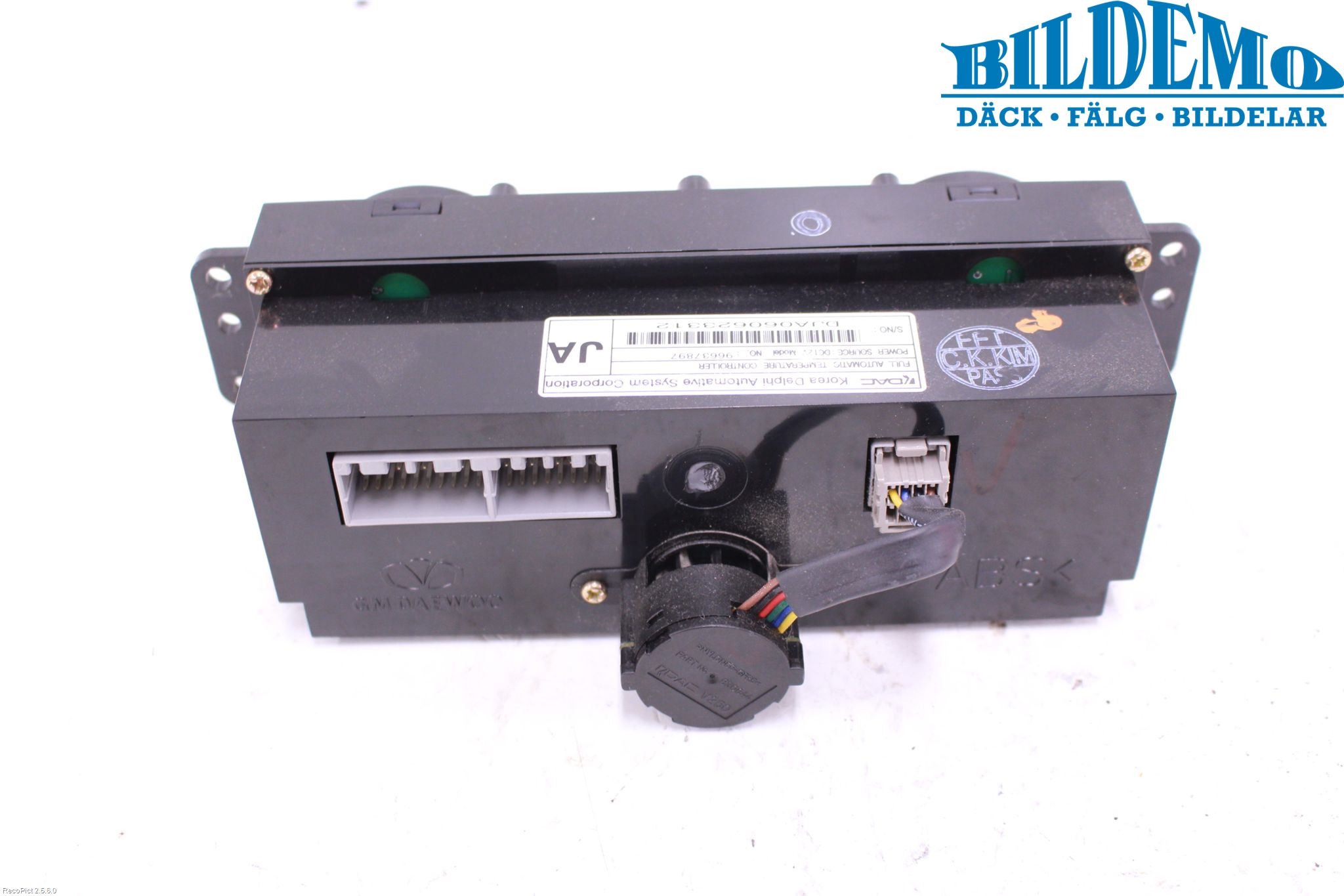 Chevrolet EPICA Varme Ac Betjening-Display