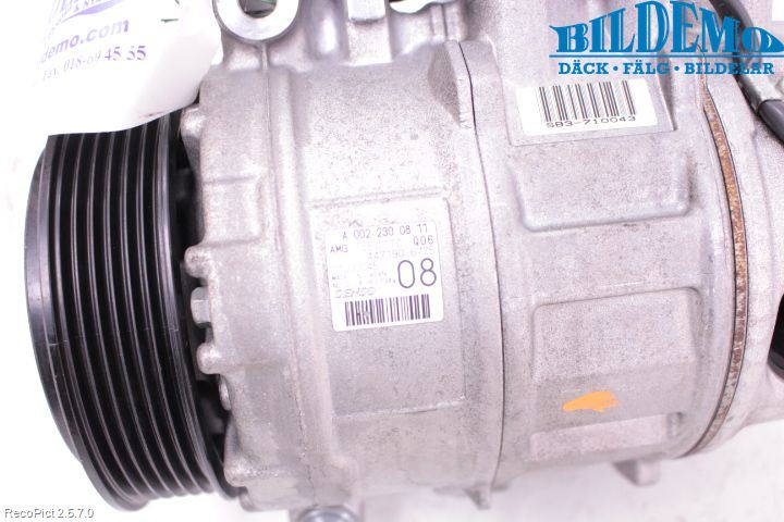 Mercedes-Benz MB CLK (C209) 02-09 Varme Ac Kompressor