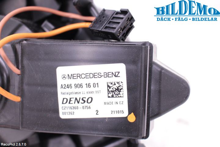 Mercedes-Benz MB CLA-KLASS (C117/X117) 13-19 Varmeapparat Viftemotor