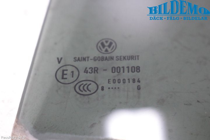 Volkswagen VW TOURAN 03-10 Dørrute Bak Høyre Trekant 4D