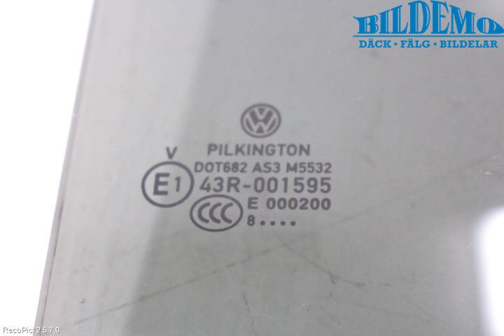 Volkswagen VW TOURAN 03-10 Dørrute Bak Høyre 4Dørs